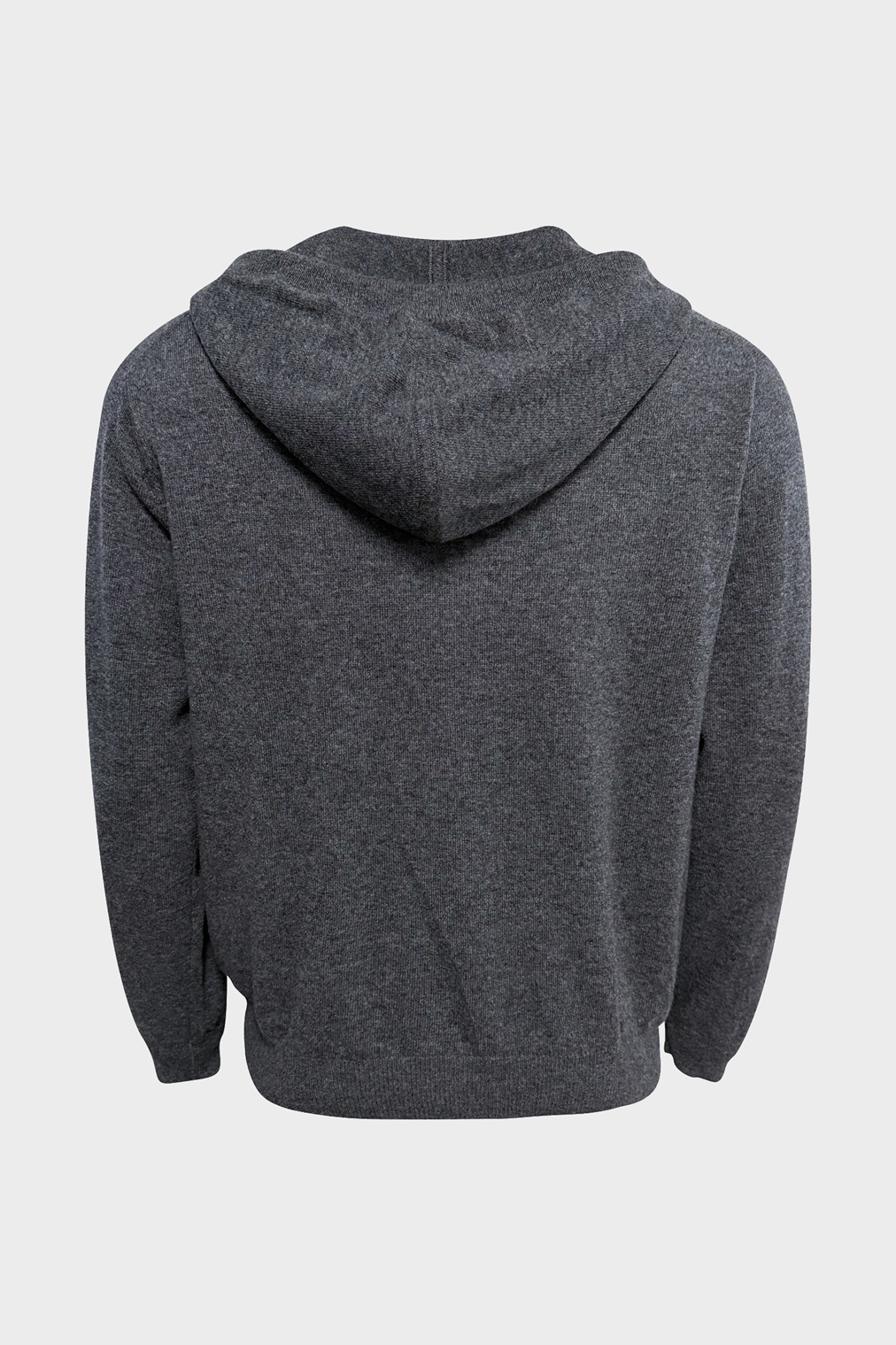 LISA YANG Hooded Zip Sweater in Graphite