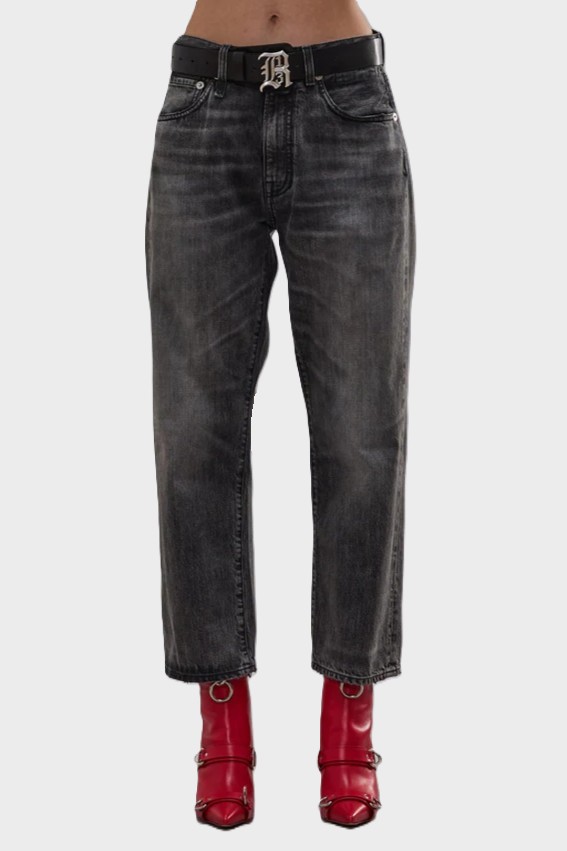 R13 X-Boyfriend Jeans in Polaris Black