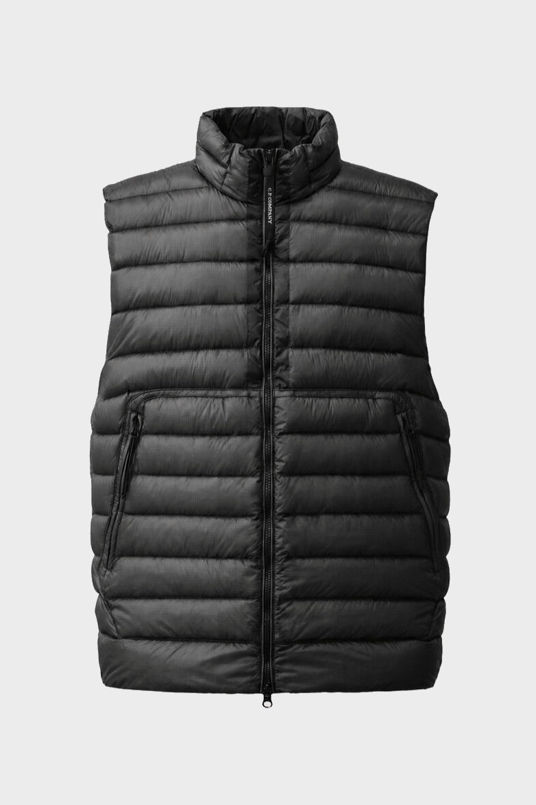 C.P. COMPANY D.D. Shell Down Vest in Black