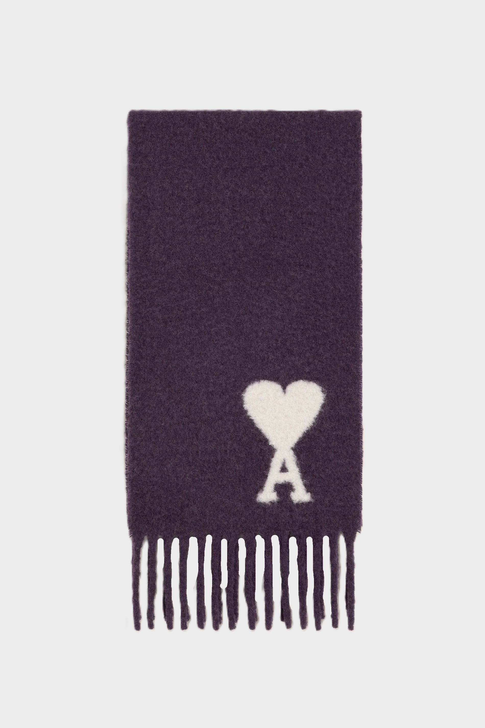 AMI PARIS de Coeur Oversize Scarf in Lilac