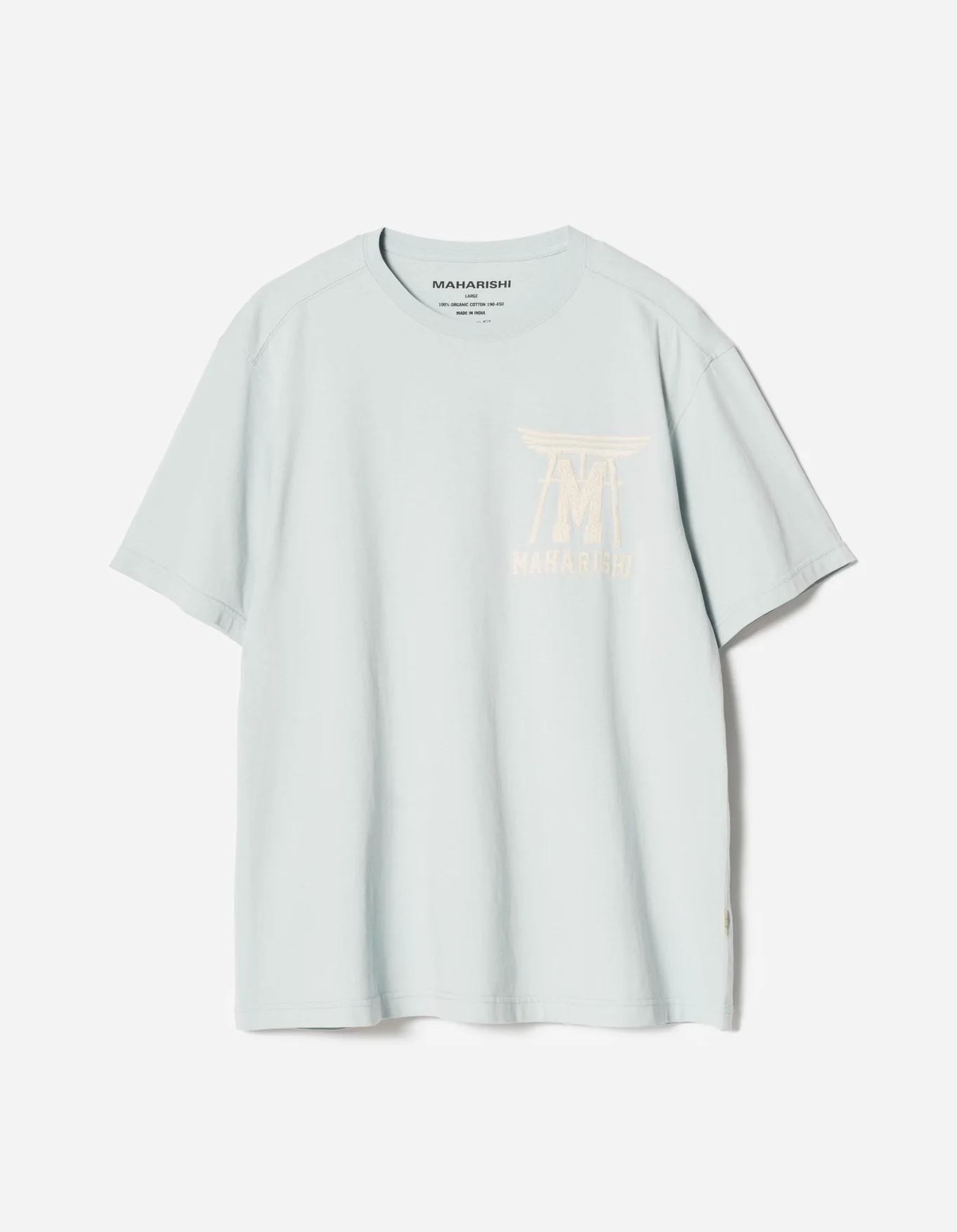 MAHARISHI 7260 Temple M Vintage T-Shirt in Light Blue