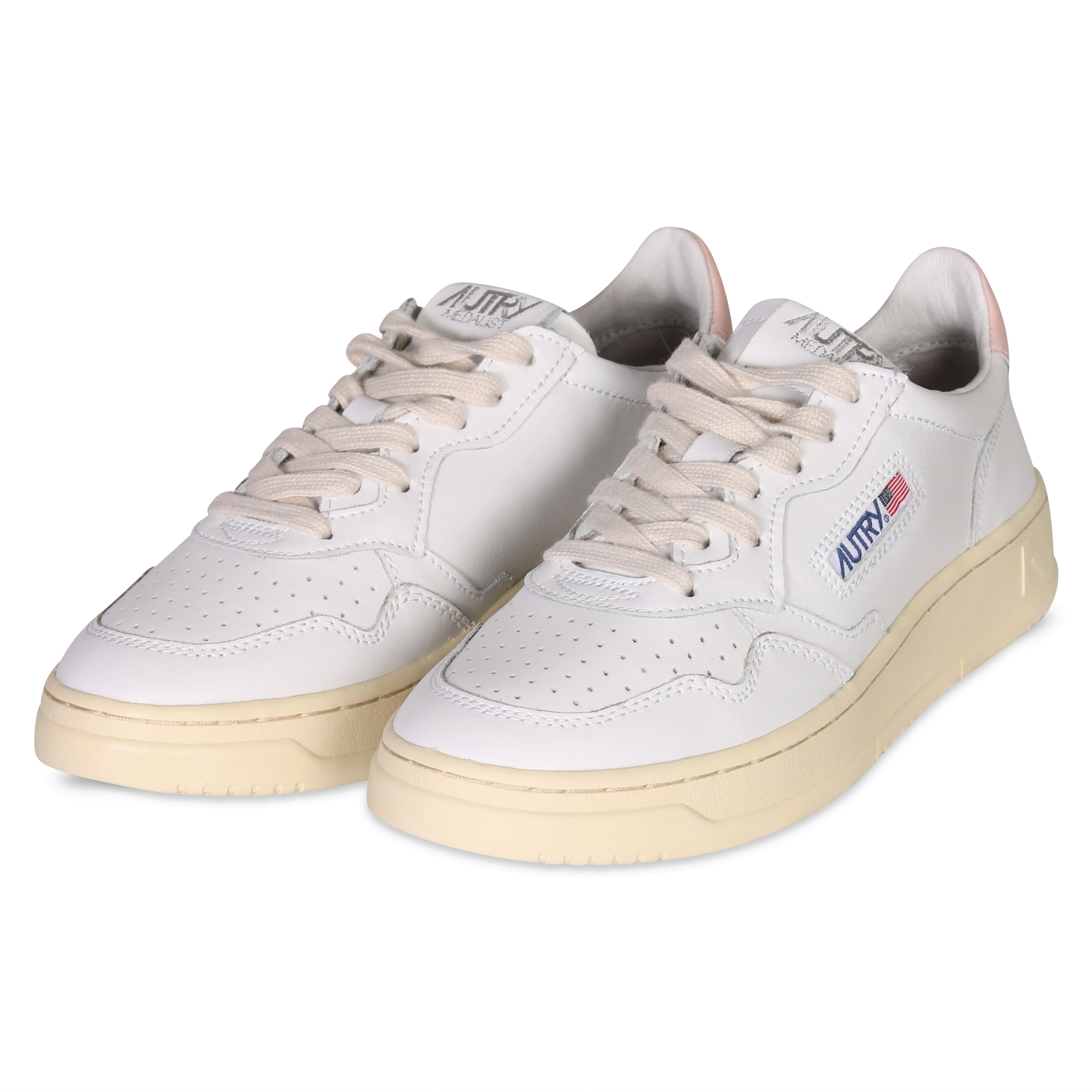 Autry Action Shoes Vintage White/Pink