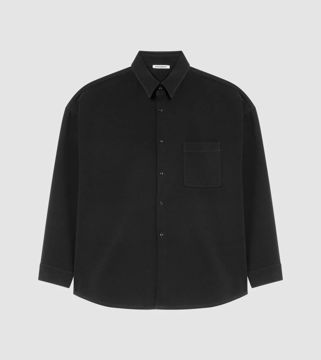 PERPLEX Kuro Loose Fit Shirt in Black