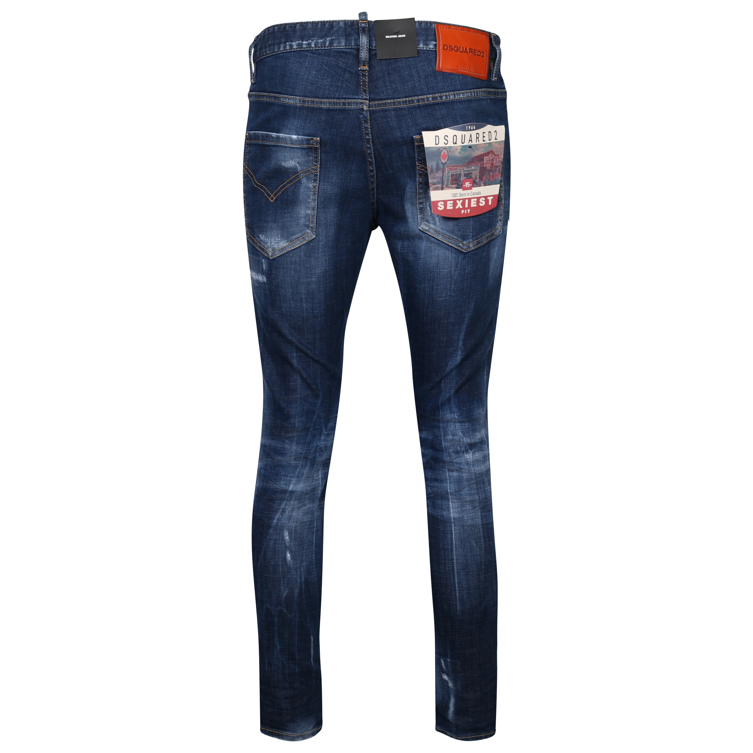 Dsquared Jeans Skater Blue Washed