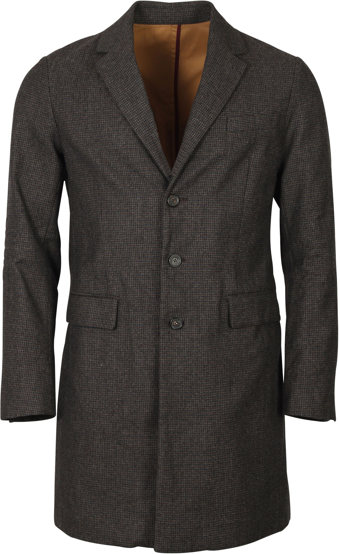 Dsquared Check Coat Brown