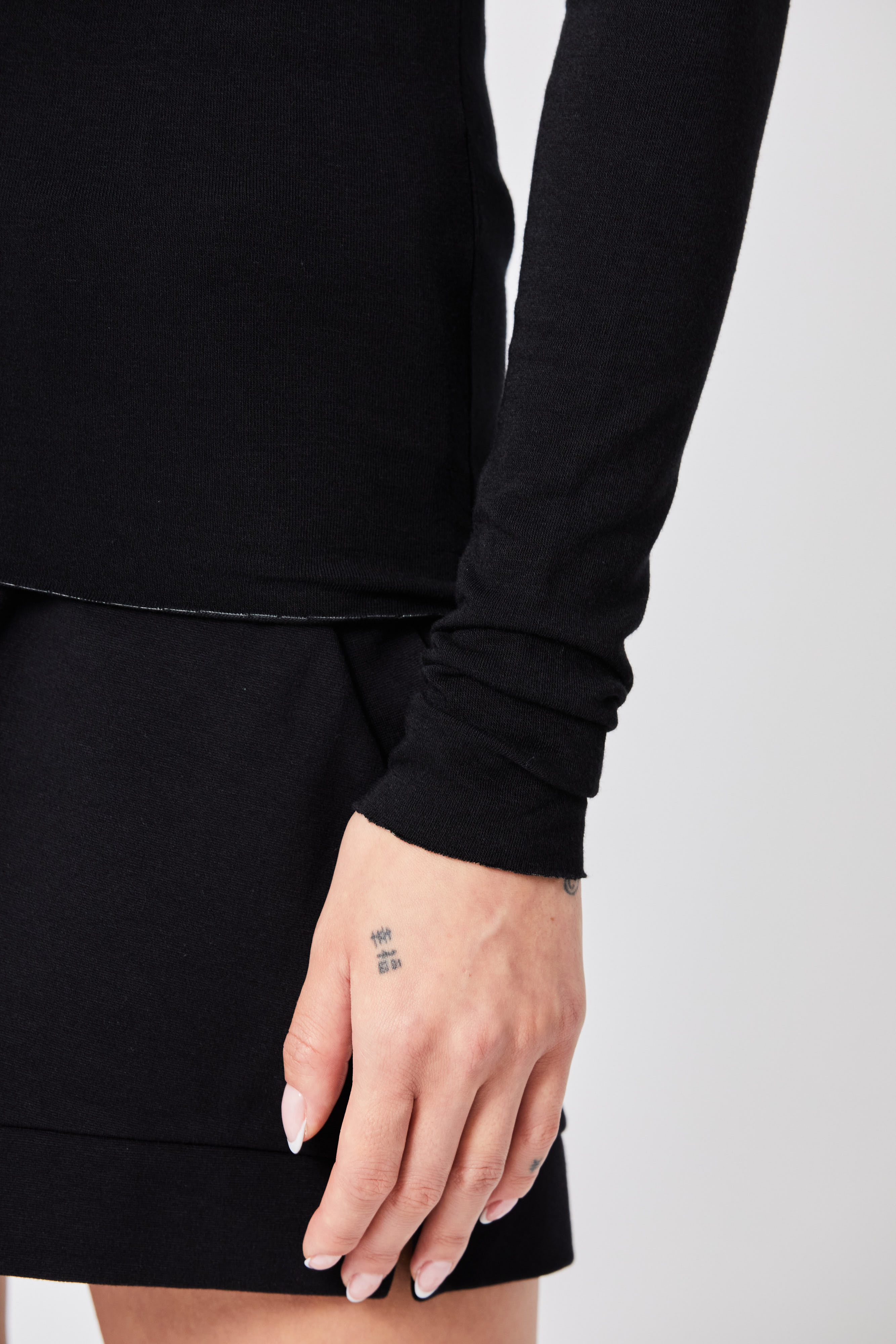 Thom Krom Turtleneck Longsleeve in Black