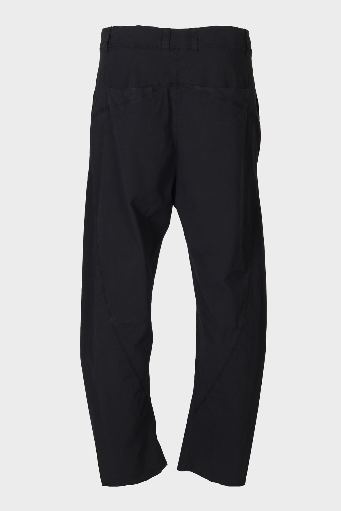 TRANSIT UOMO Cotton Stretch Pant in Black
