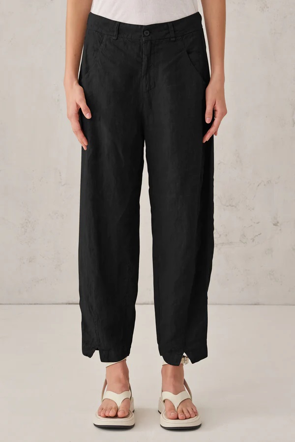 TRANSIT PAR SUCH Linen Pant in Black XXS