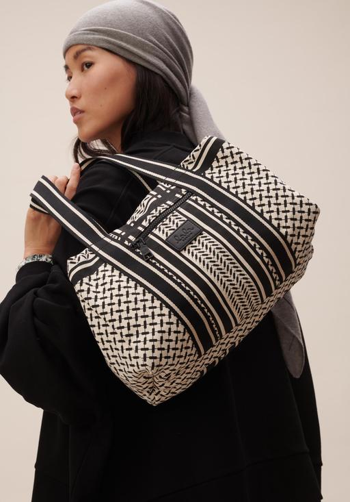 Lala Berlin Small Bag Muriel Kufiya Offwhite Black