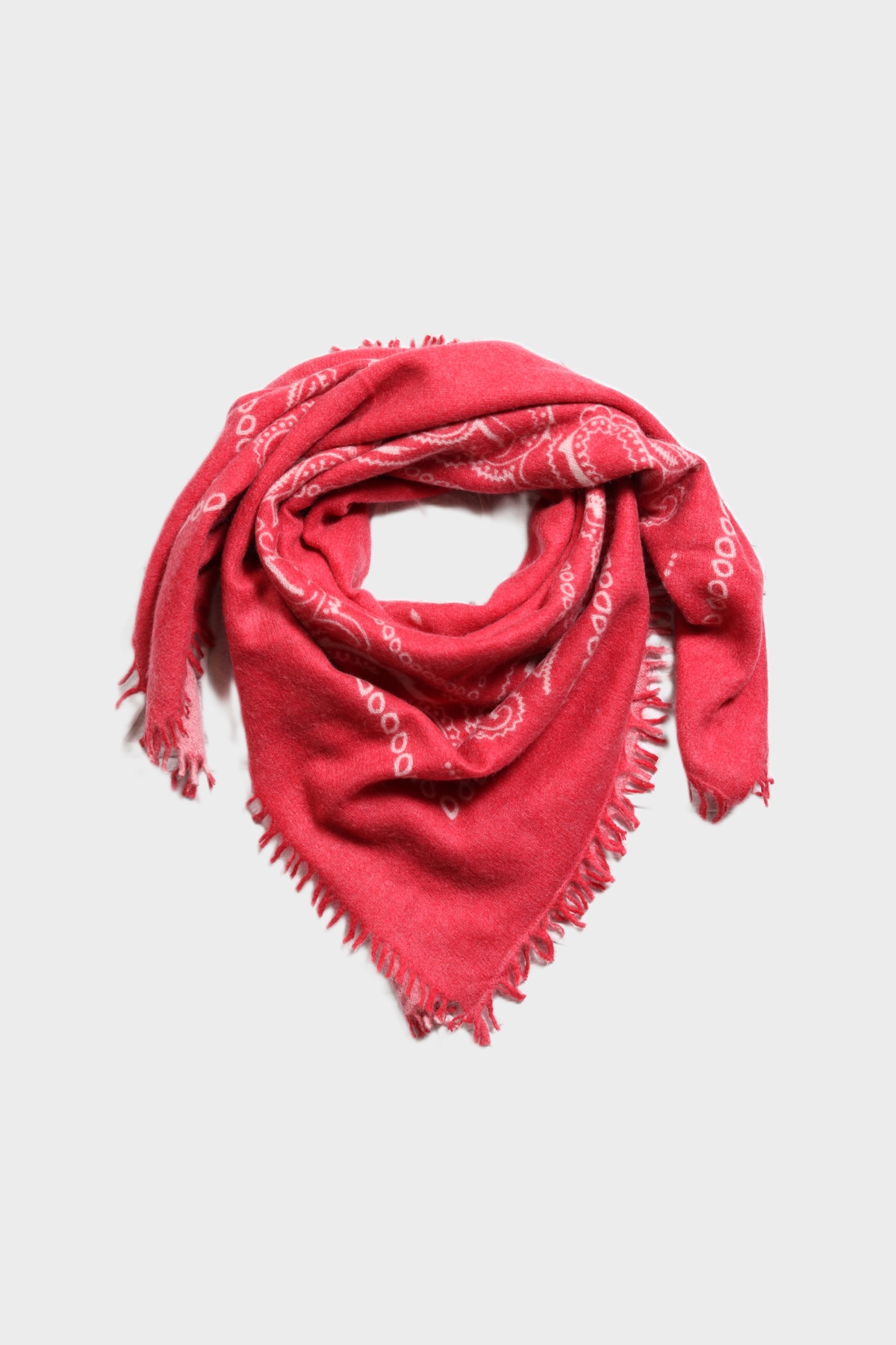 WARM ME Aimee Cashmere Bandana in Red