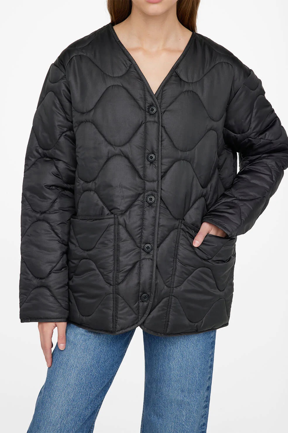 Anine Bing Jacket Andy in Black