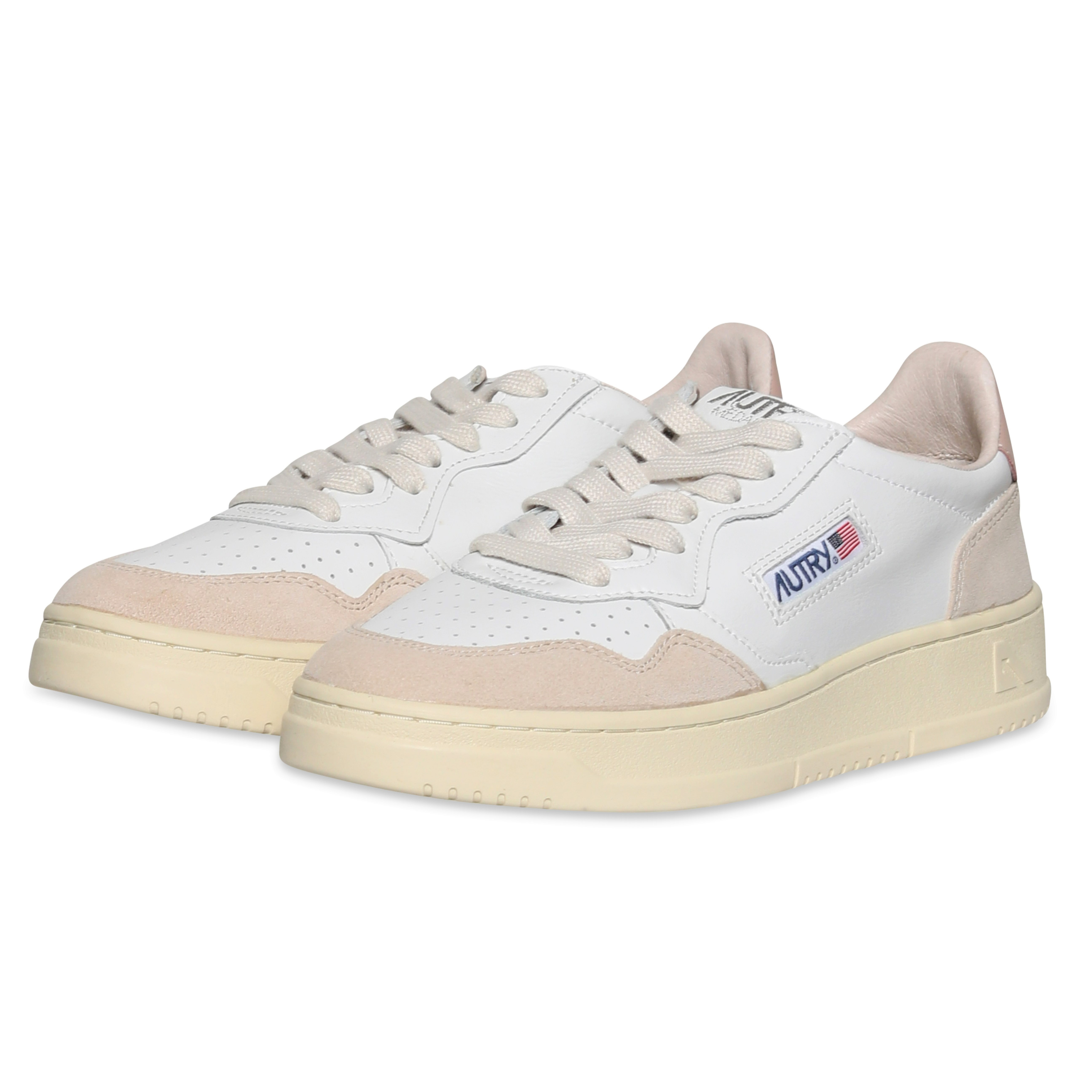 Autry Action Shoes Low Sneaker White/Suede/Pow 35