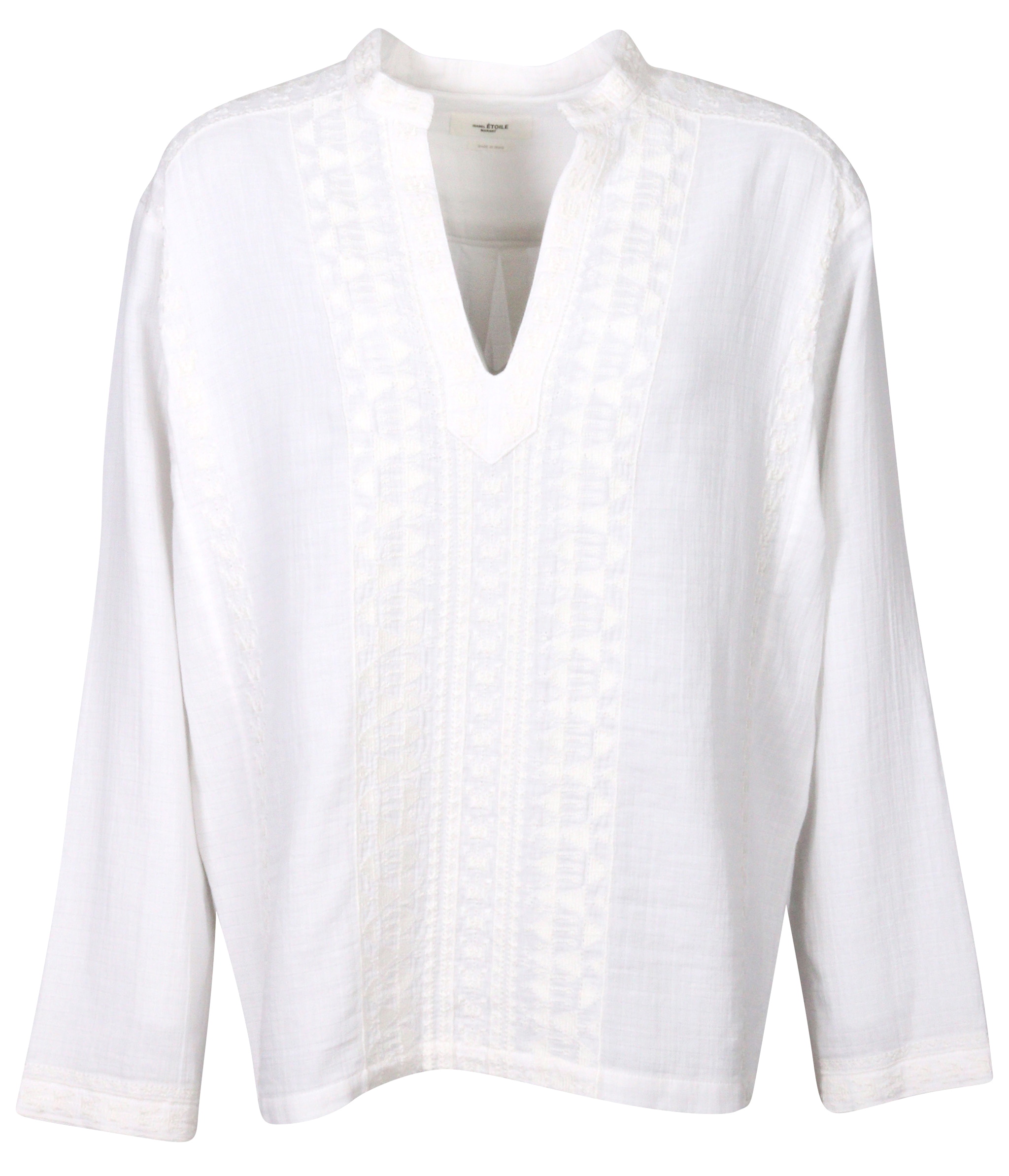 Isabel Marant Étoile Tunic Ikaria White Stitched
