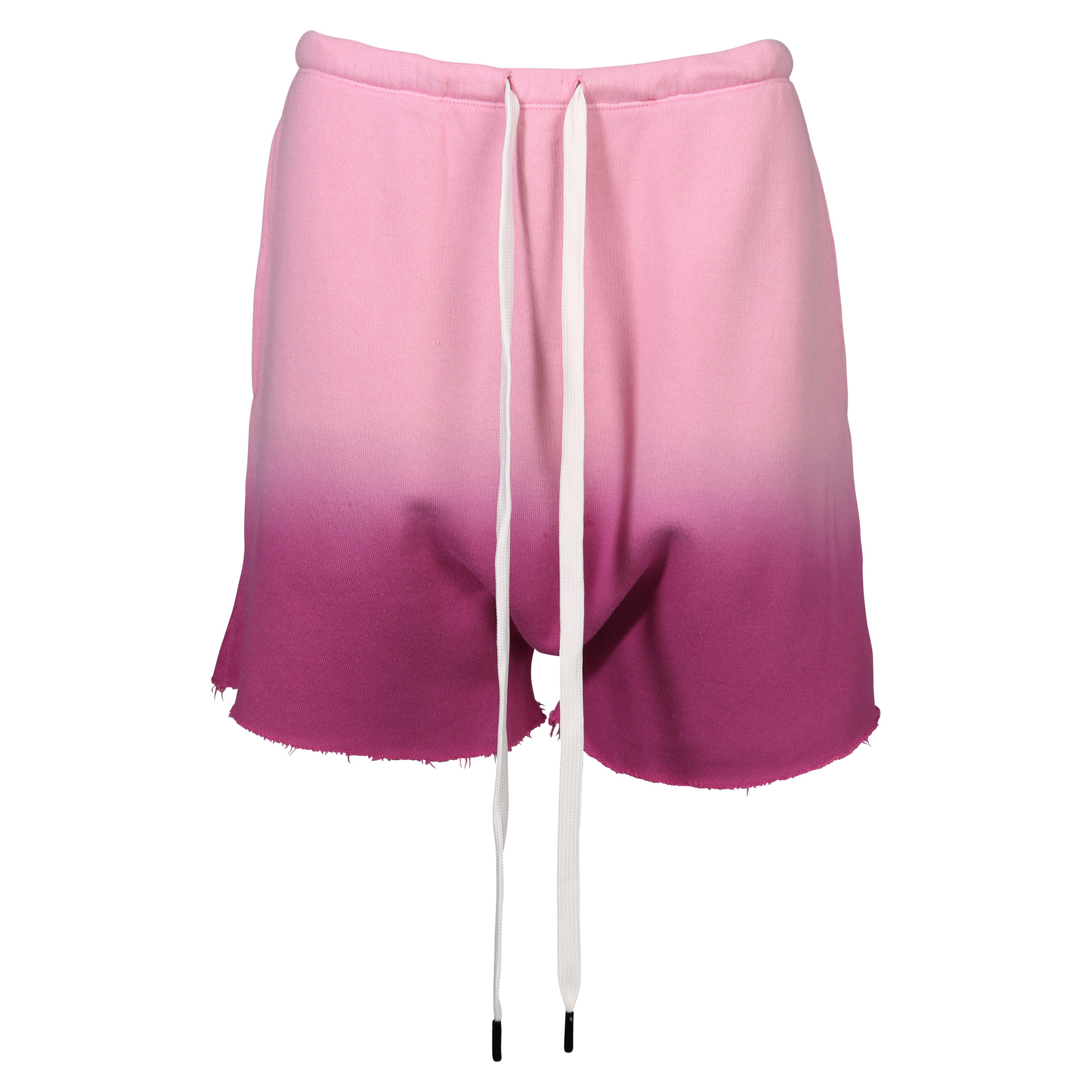 R13 Dropped Crotch Sweatshort in Faded Pink