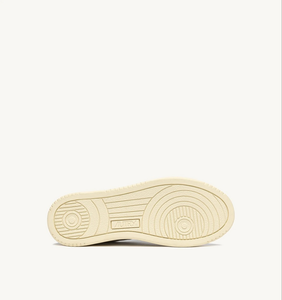 AUTRY ACTION SHOES Low Sneaker Leather/White/Silver Laces