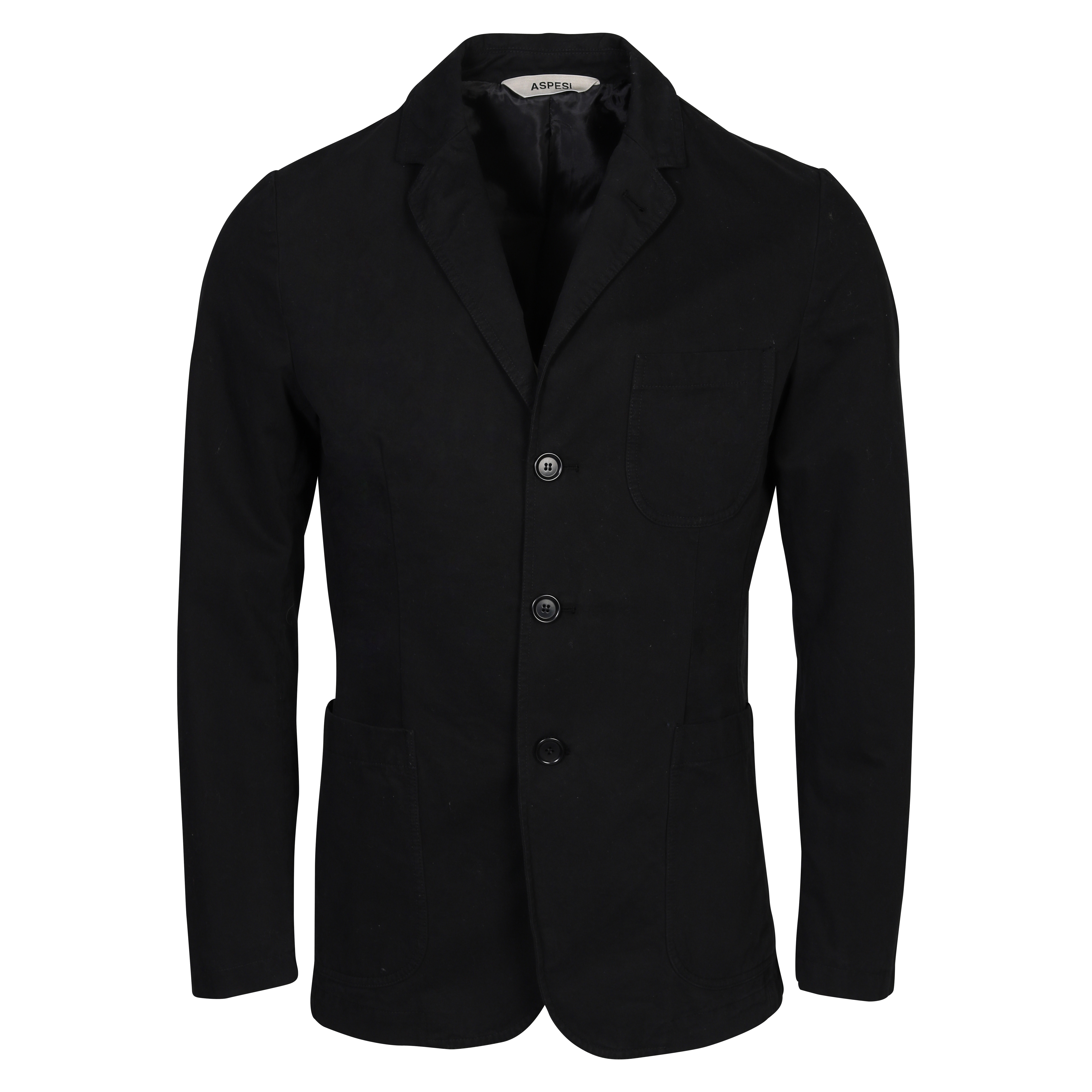 Aspesi Cotton Jacket in Black