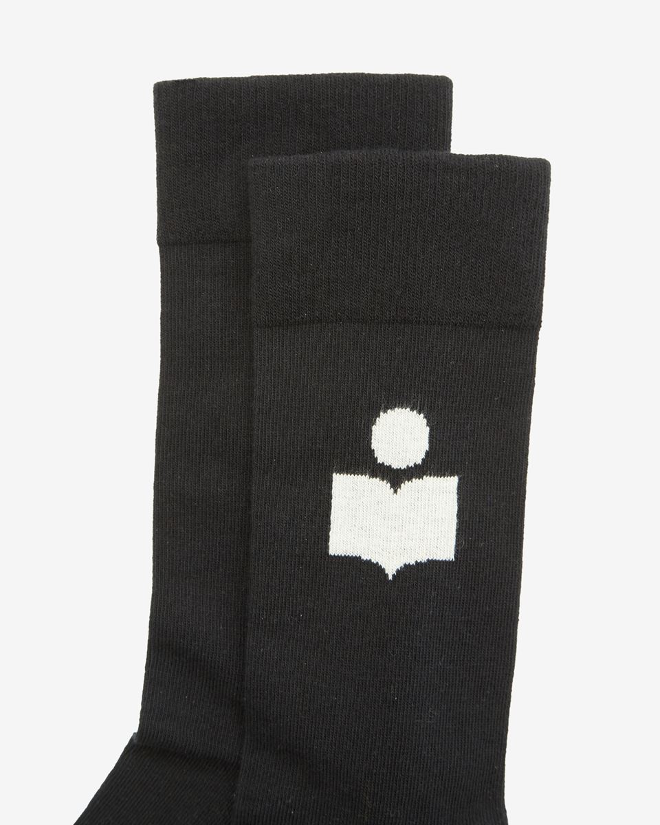 Unisex Isabel Marant Siloki Socks in Black