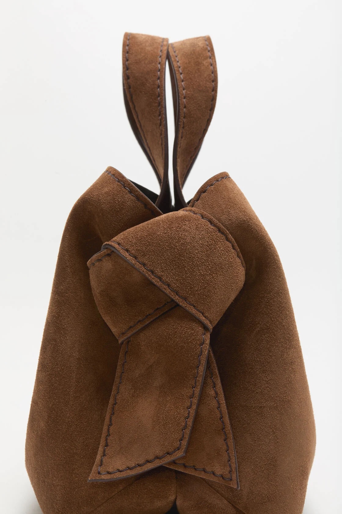 ACNE STUDIOS Musubi Tote Bag in Cognac Brown