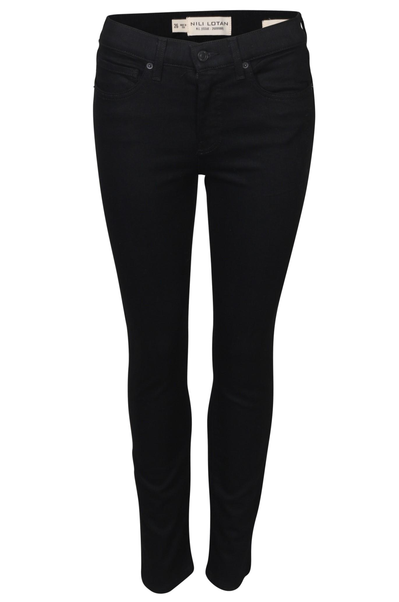 NILI LOTAN Jonas Skinny Jeans in Black 25