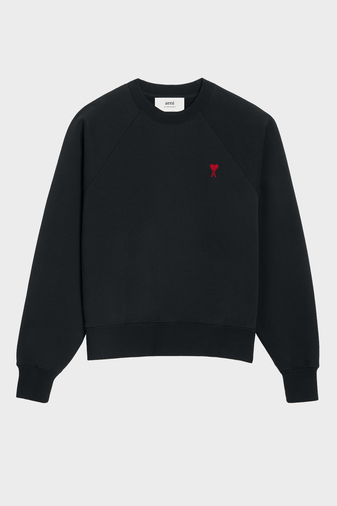 AMI PARIS de Coeur Sweatshirt in Black