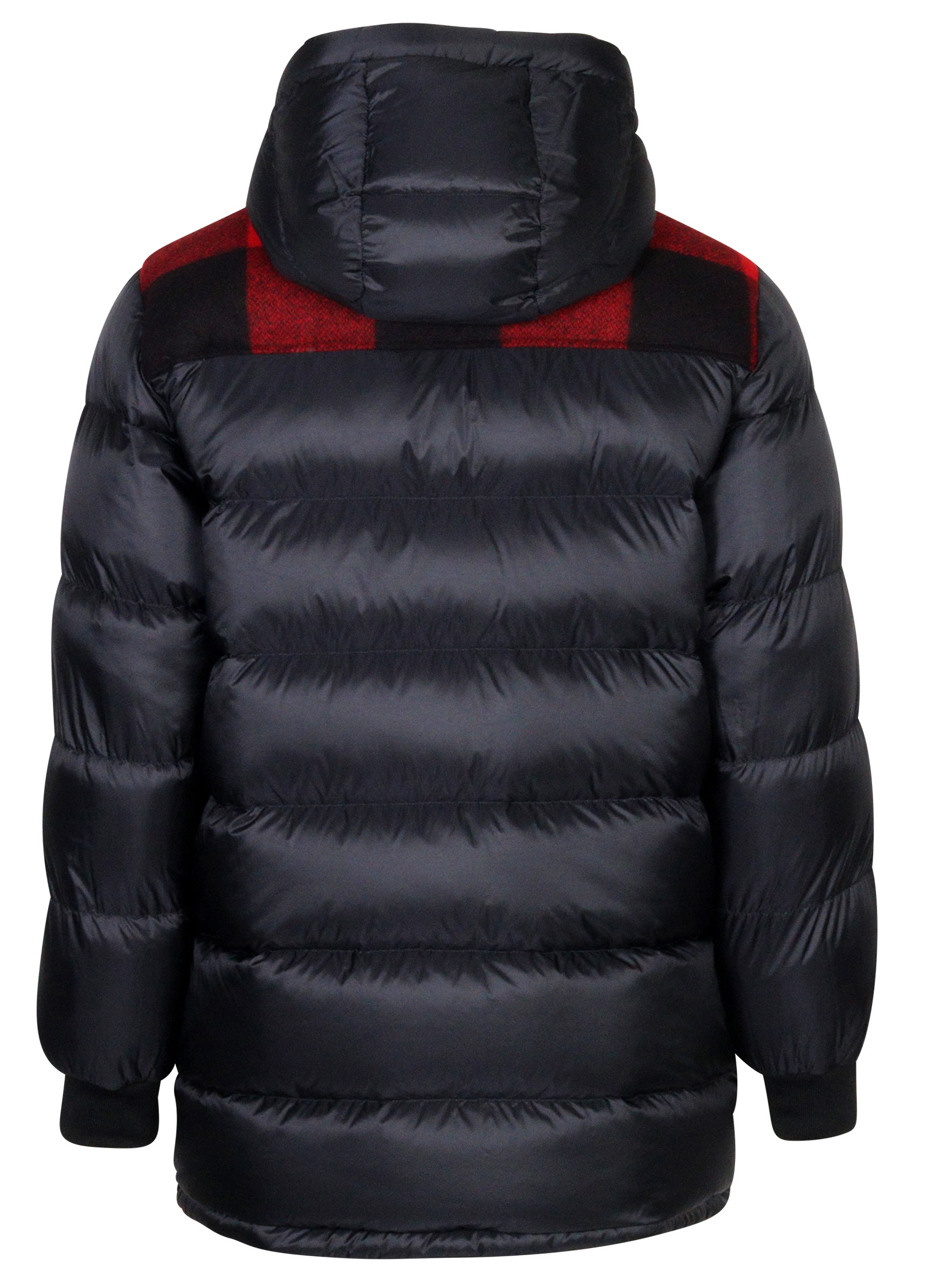 Woolrich Reversible Buffalo Parka Red Check/Black