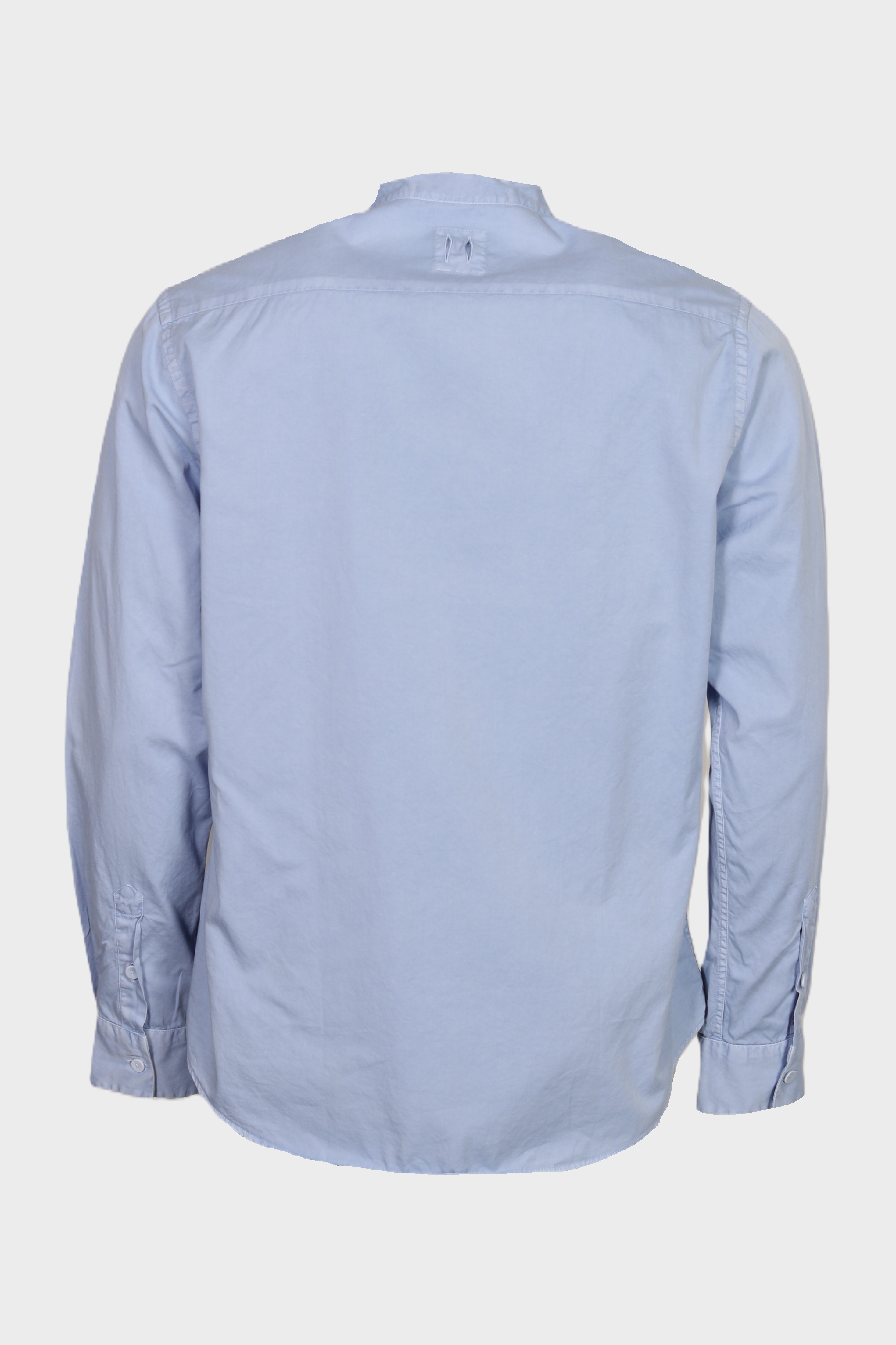HANNES ROETHER Cotton Shirt in Light Blue