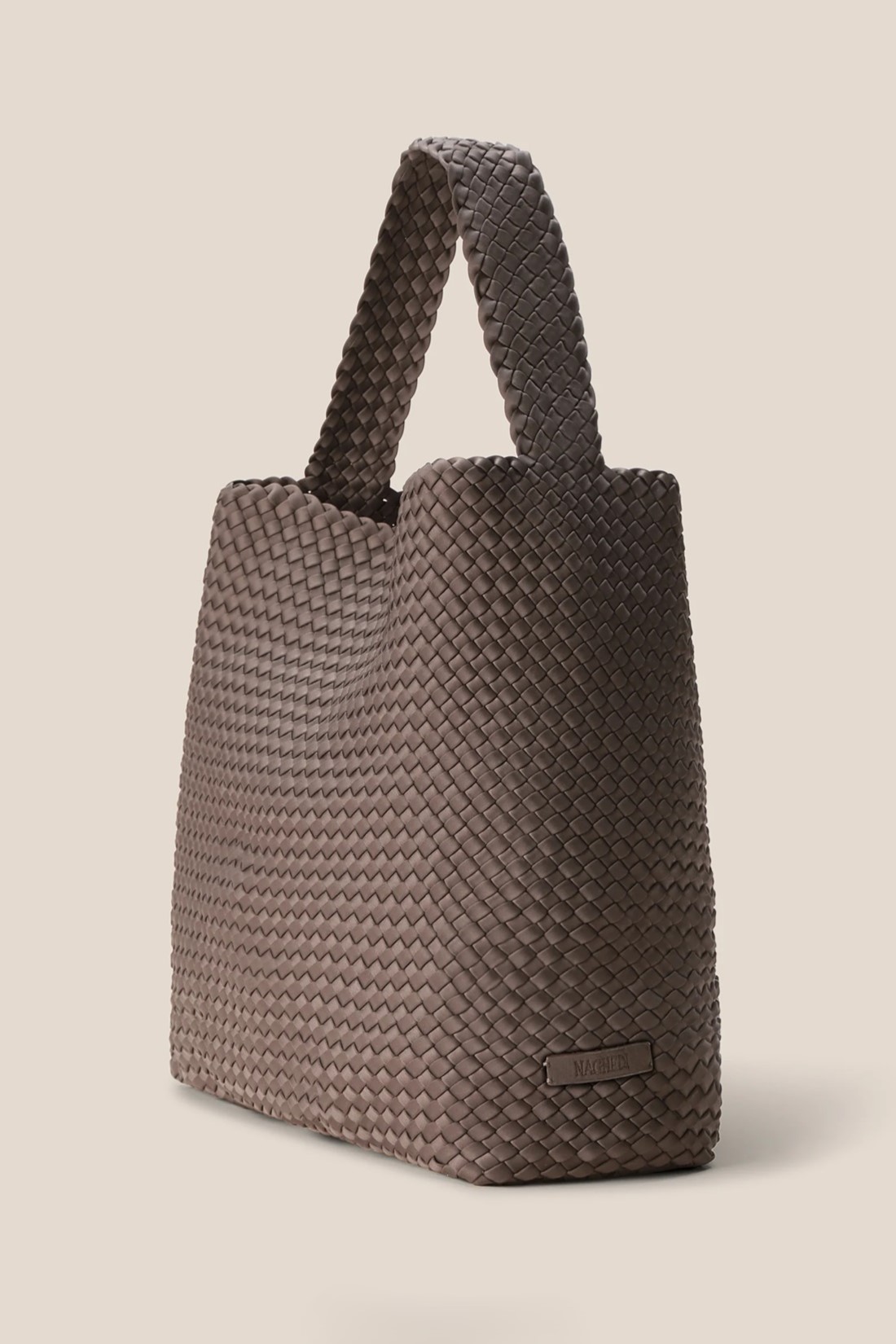 NAGHEDI Handwoven Large Nomad Hobo Bag in Napa