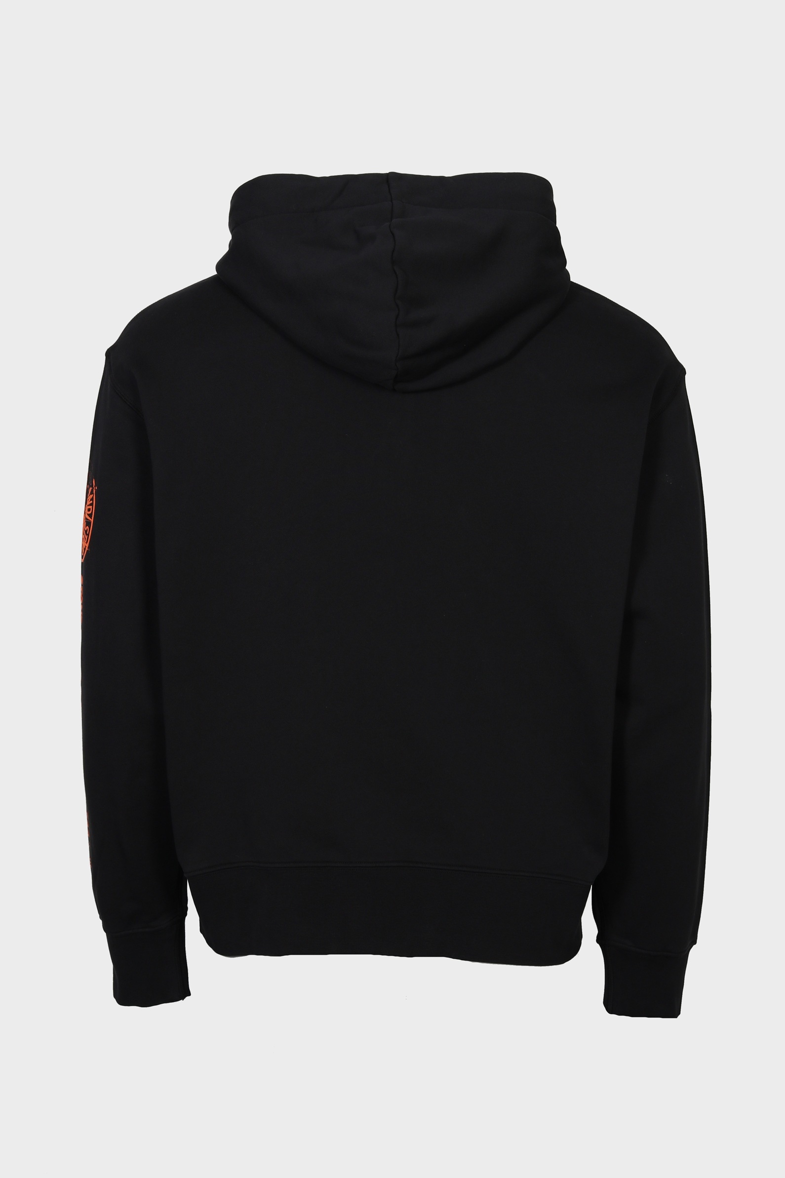STONE ISLAND Printed Zip Hoodie in Black