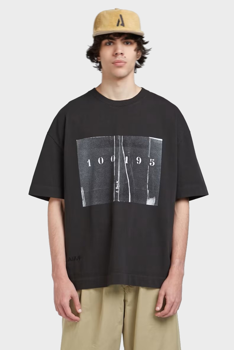 APPLIED ART FORMS 100195 OversizeT-Shirt in Charcoal
