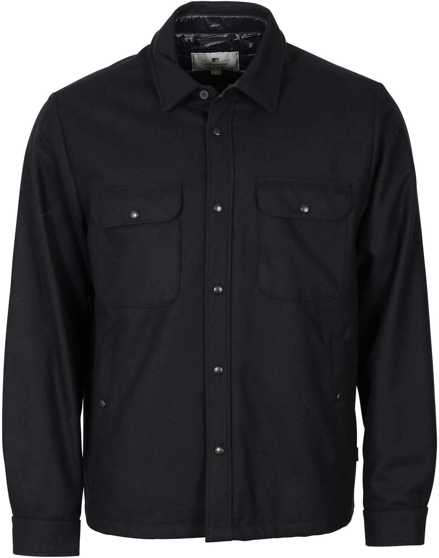 Woolrich Alaskan Quilted Overshirt Navy