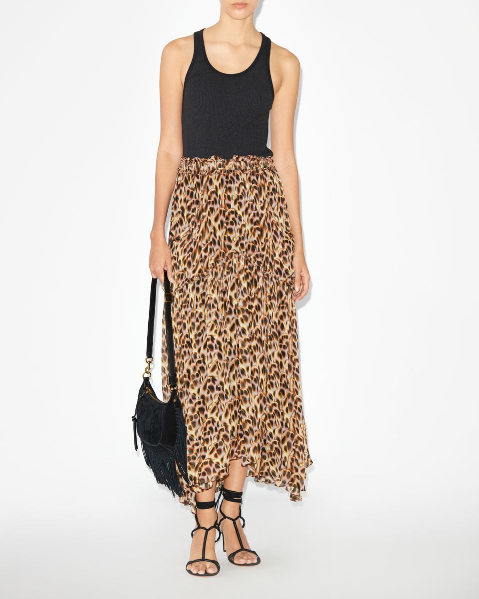 ISABEL MARANT ÉTOILE Veronique Skirt in Ochre