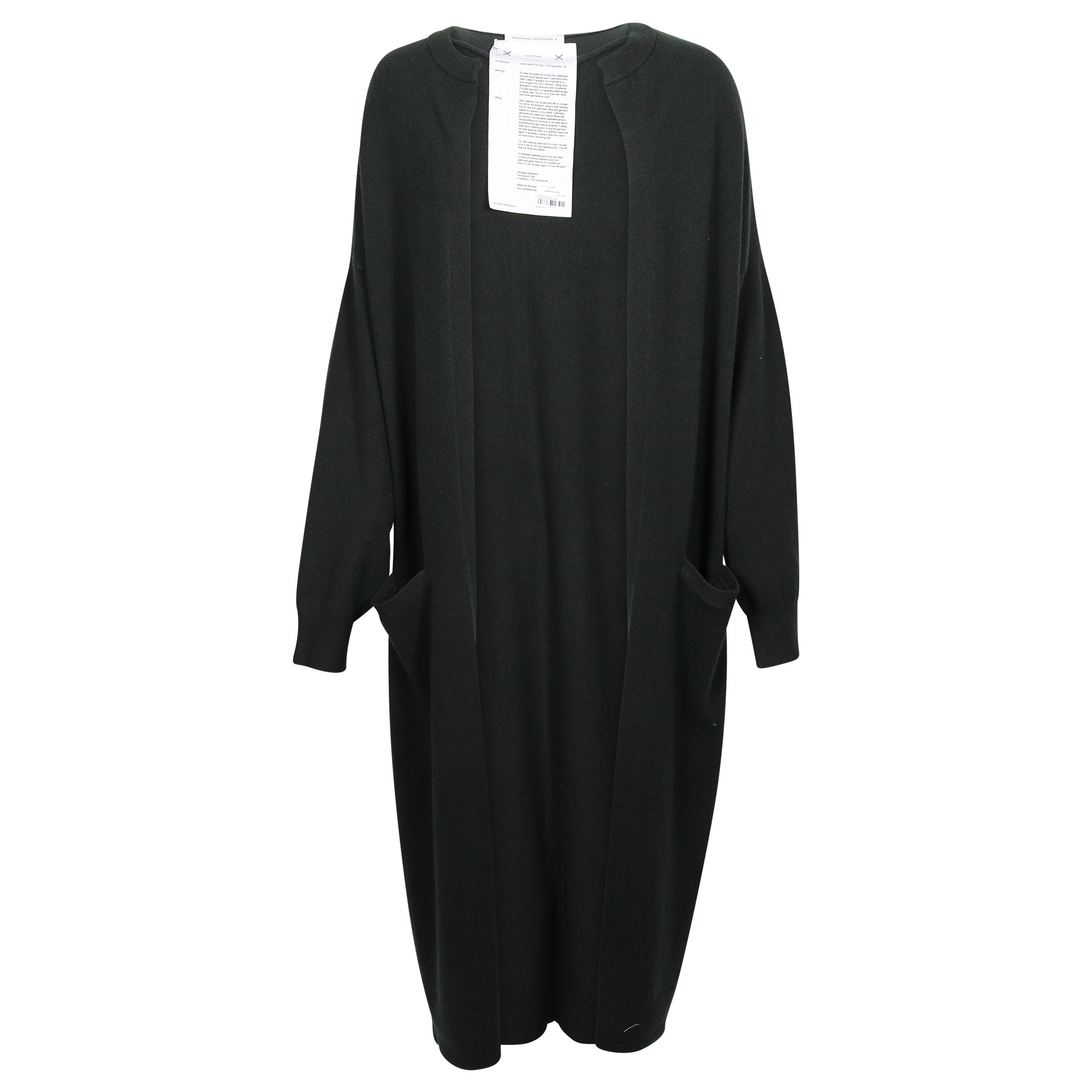 Extreme Cashmere Cardigan N°186 Marina Green/Bottle