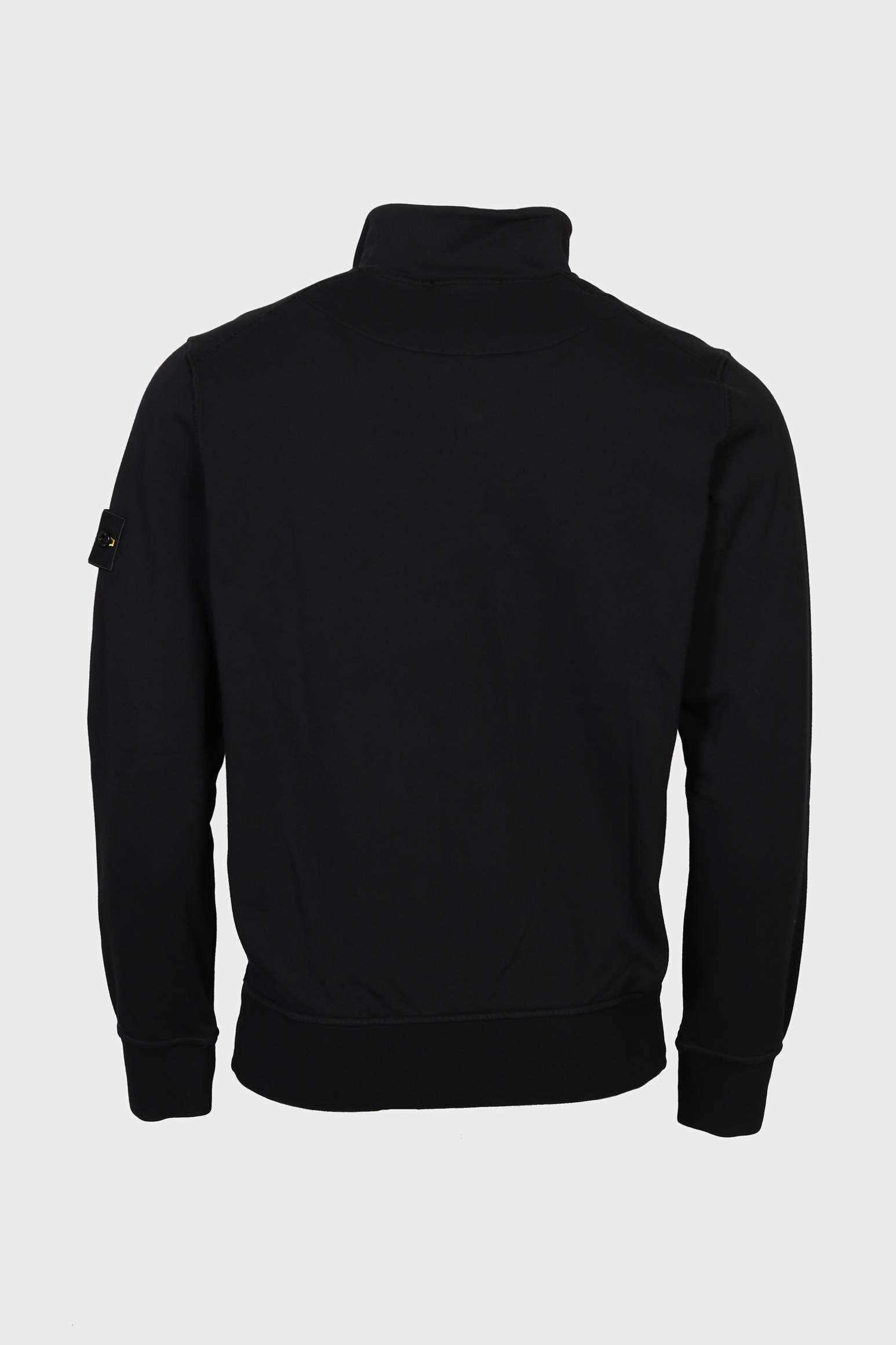 STONE ISLAND Zip Sweatshirt in Black