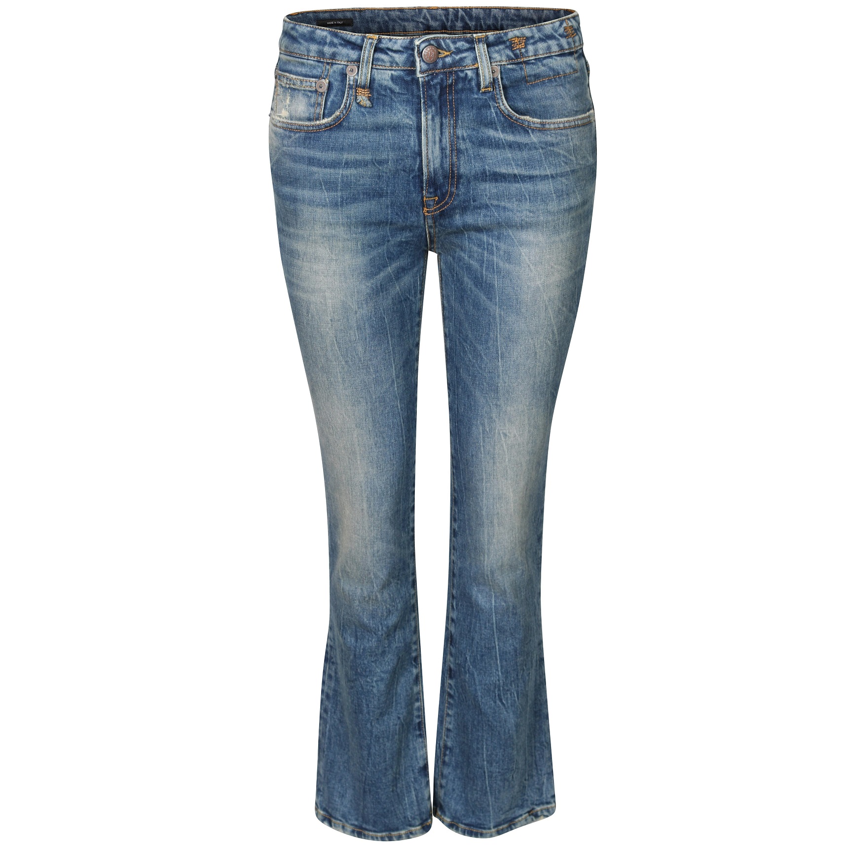 R13 Kick Fit Jeans in Kelly Stretch Washing 24