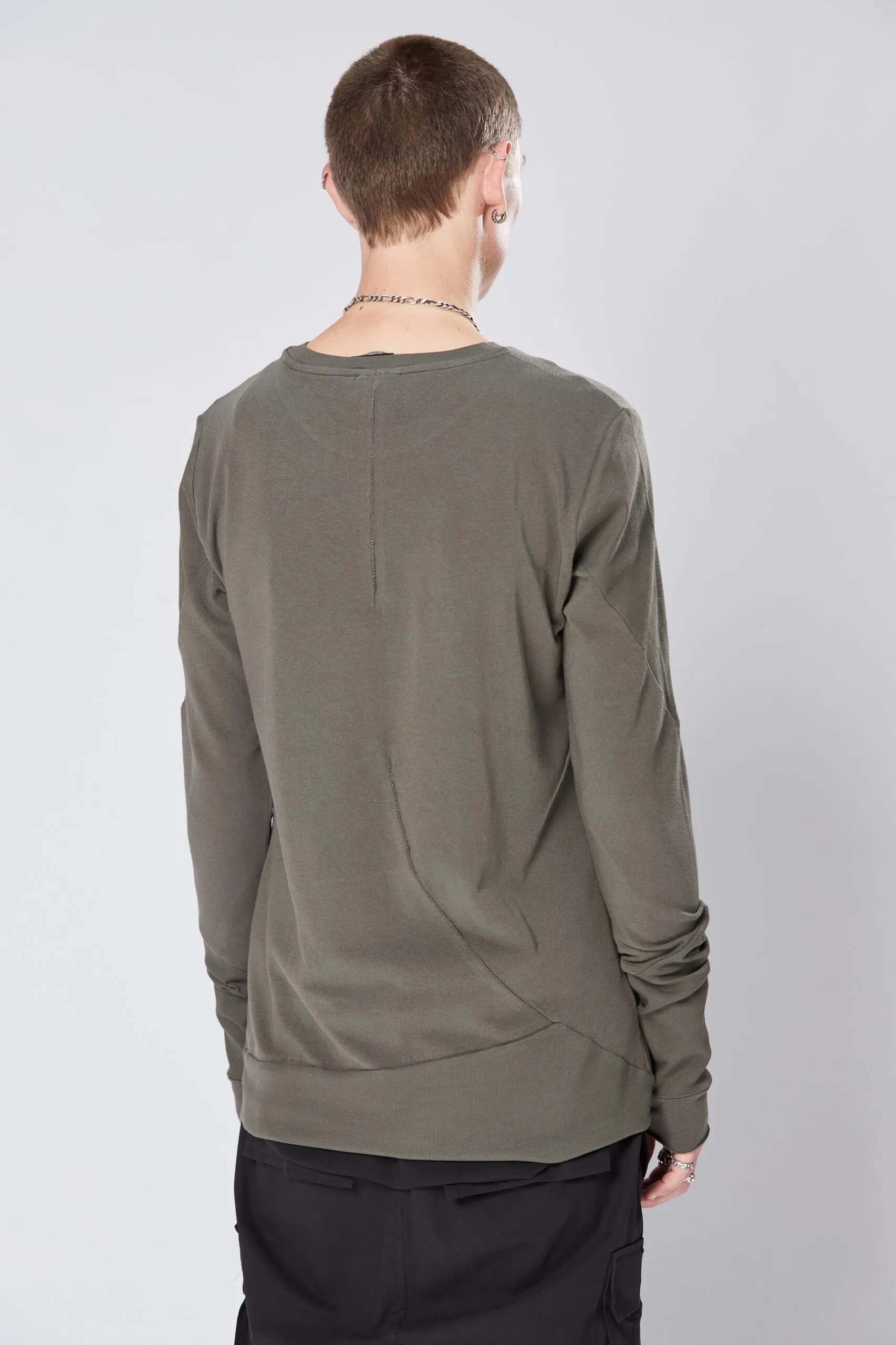 THOM KROM Longsleeve in Ivy Green S