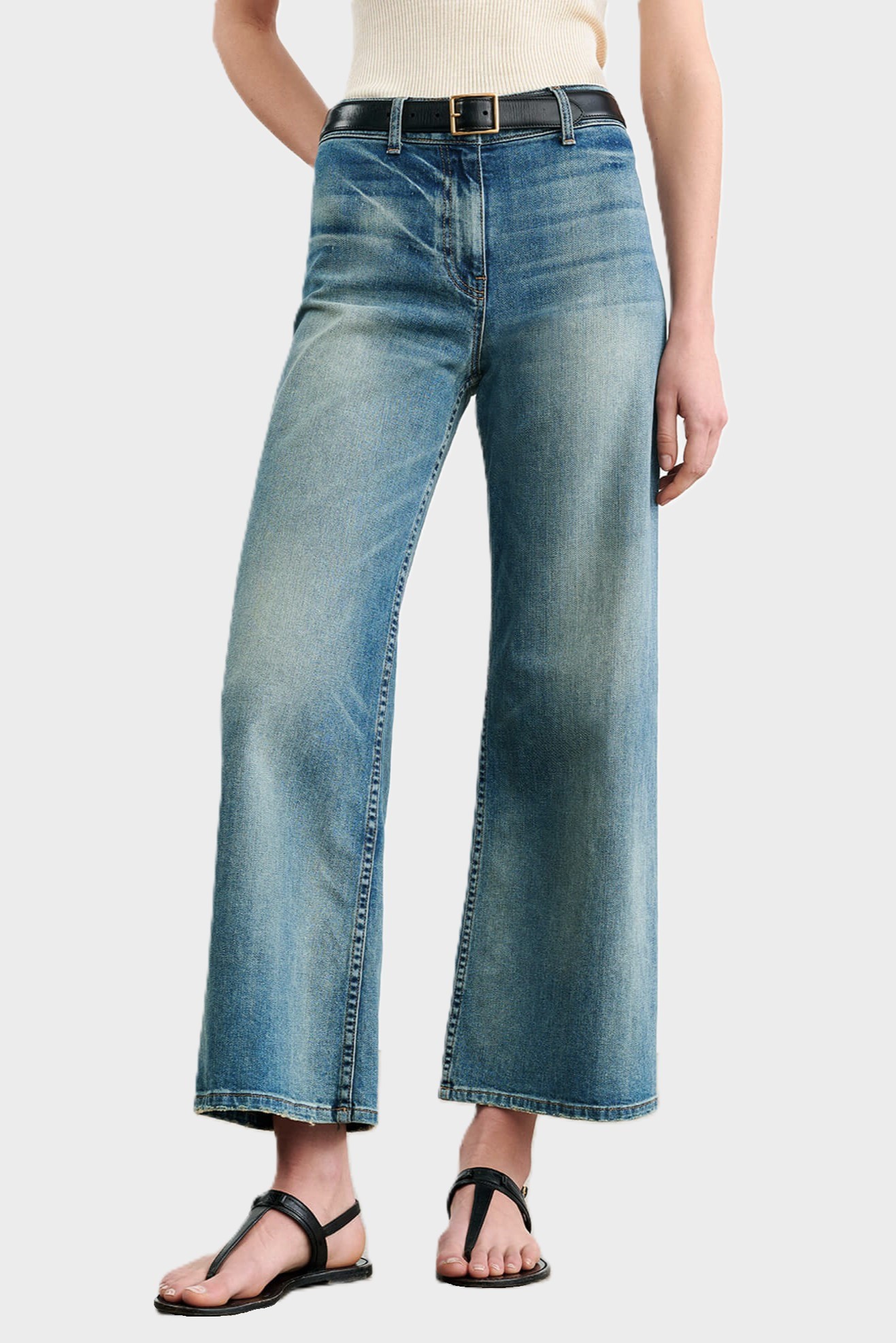 NILI LOTAN Megan Jeans in Summer Wash NILI LOTAN Megan Jeans in Summer Wash