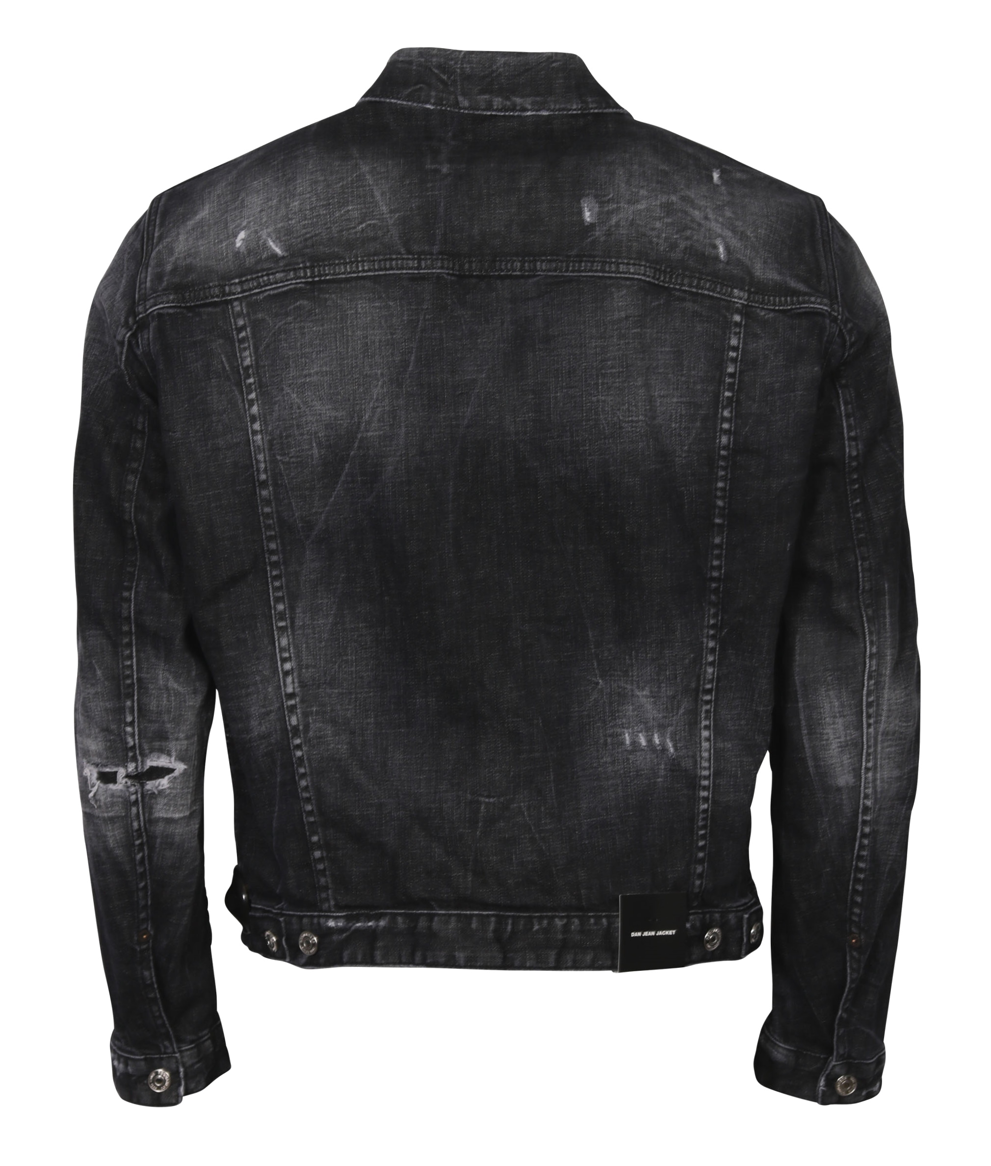 Dsquared Denim Jacket Black Washed