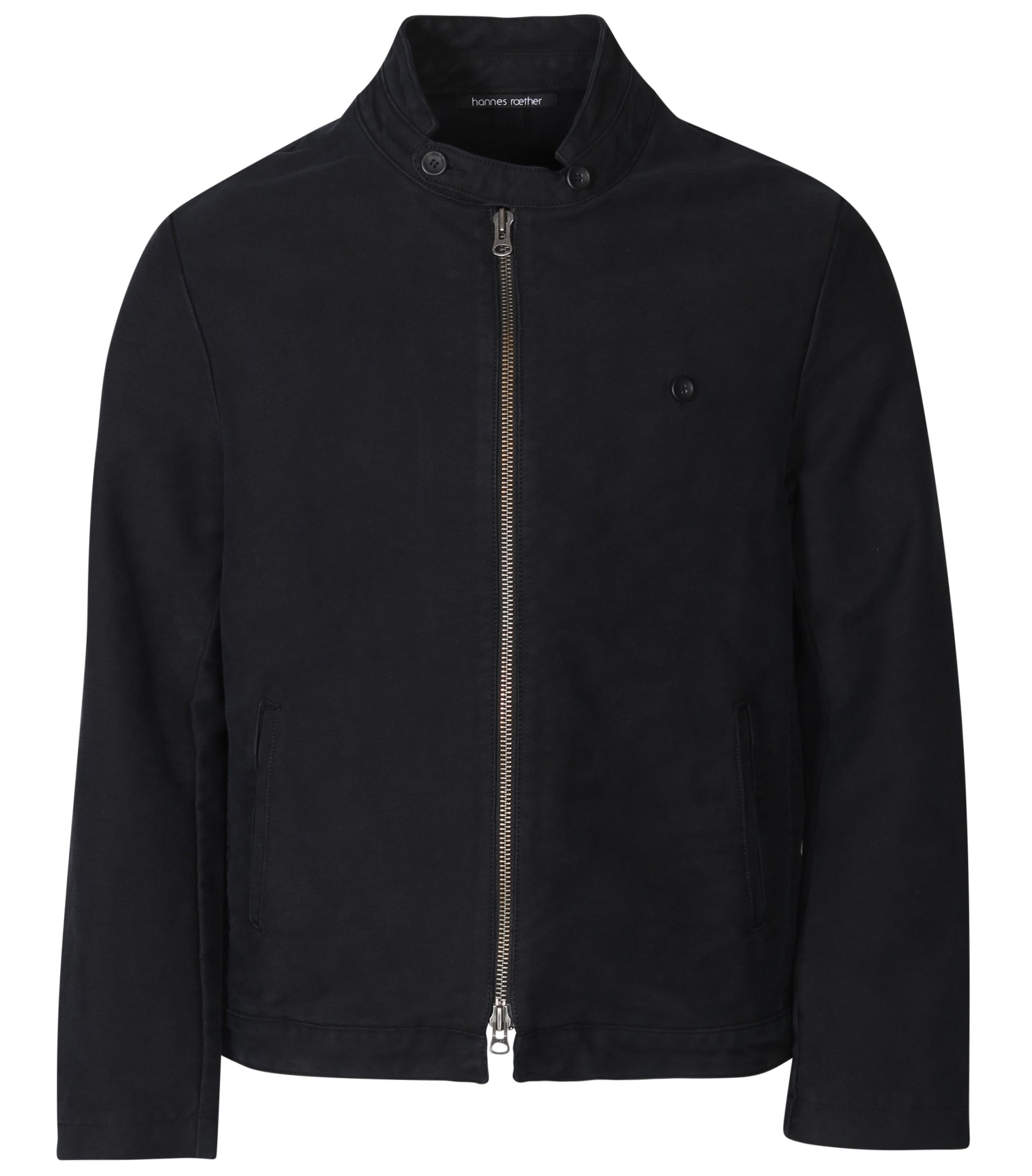 HANNES ROETHER Jacket in Washed Black