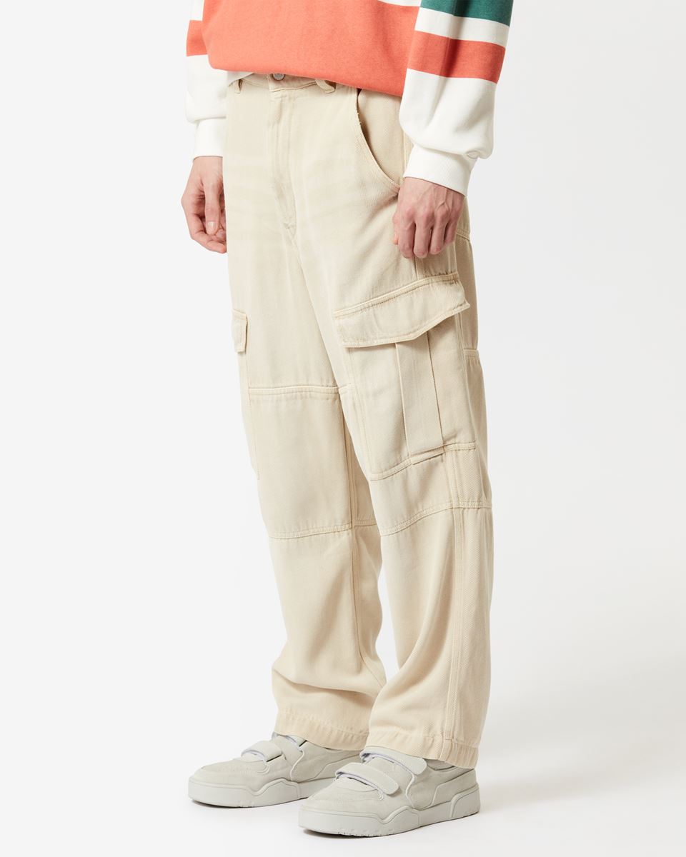 ISABEL MARANT Terence Cargo Pant in Ecru M