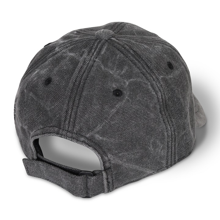 ACNE STUDIOS Face Vintage Baseball Cap in Carbon Grey