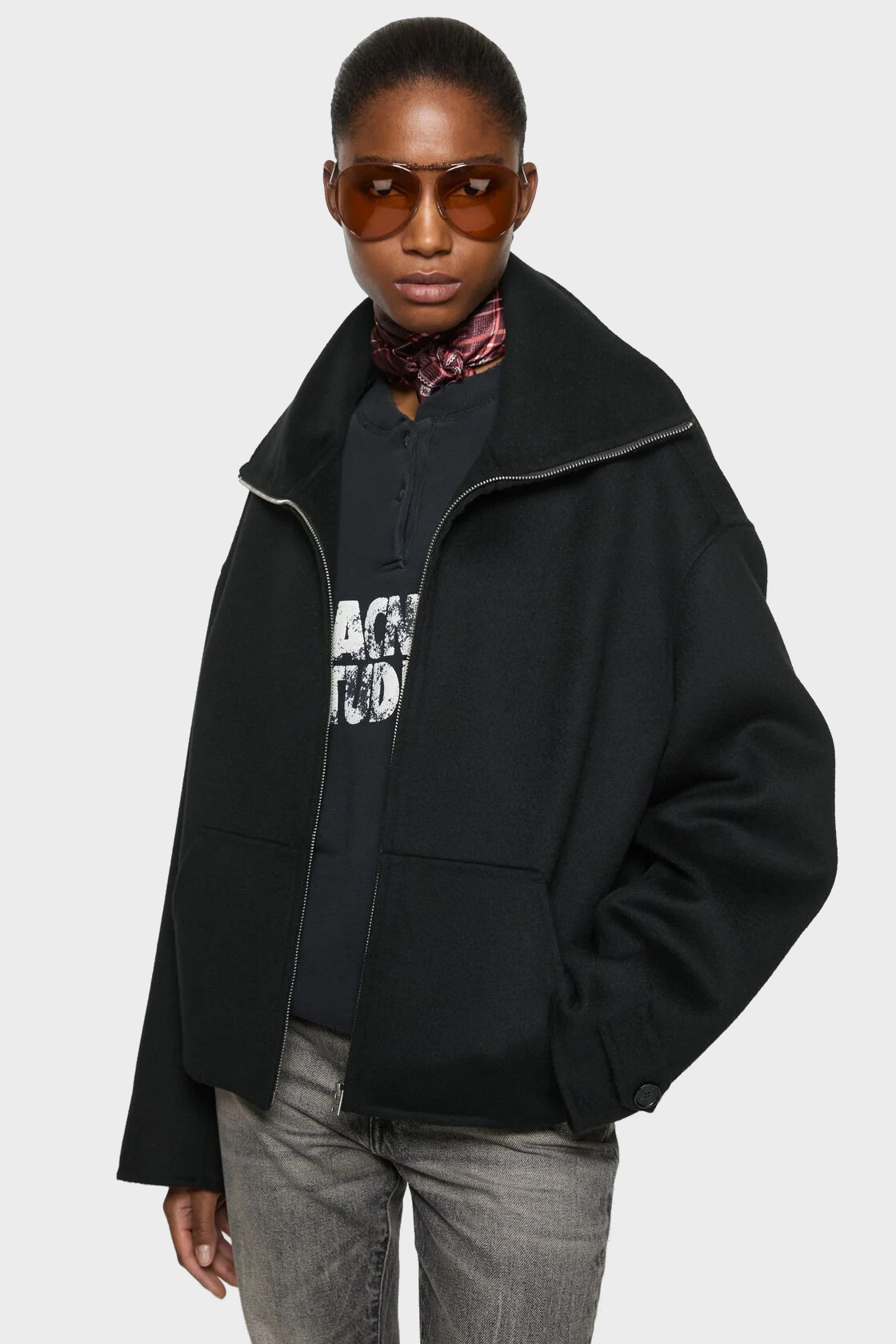 ACNE STUDIOS Wool Jacket in Black