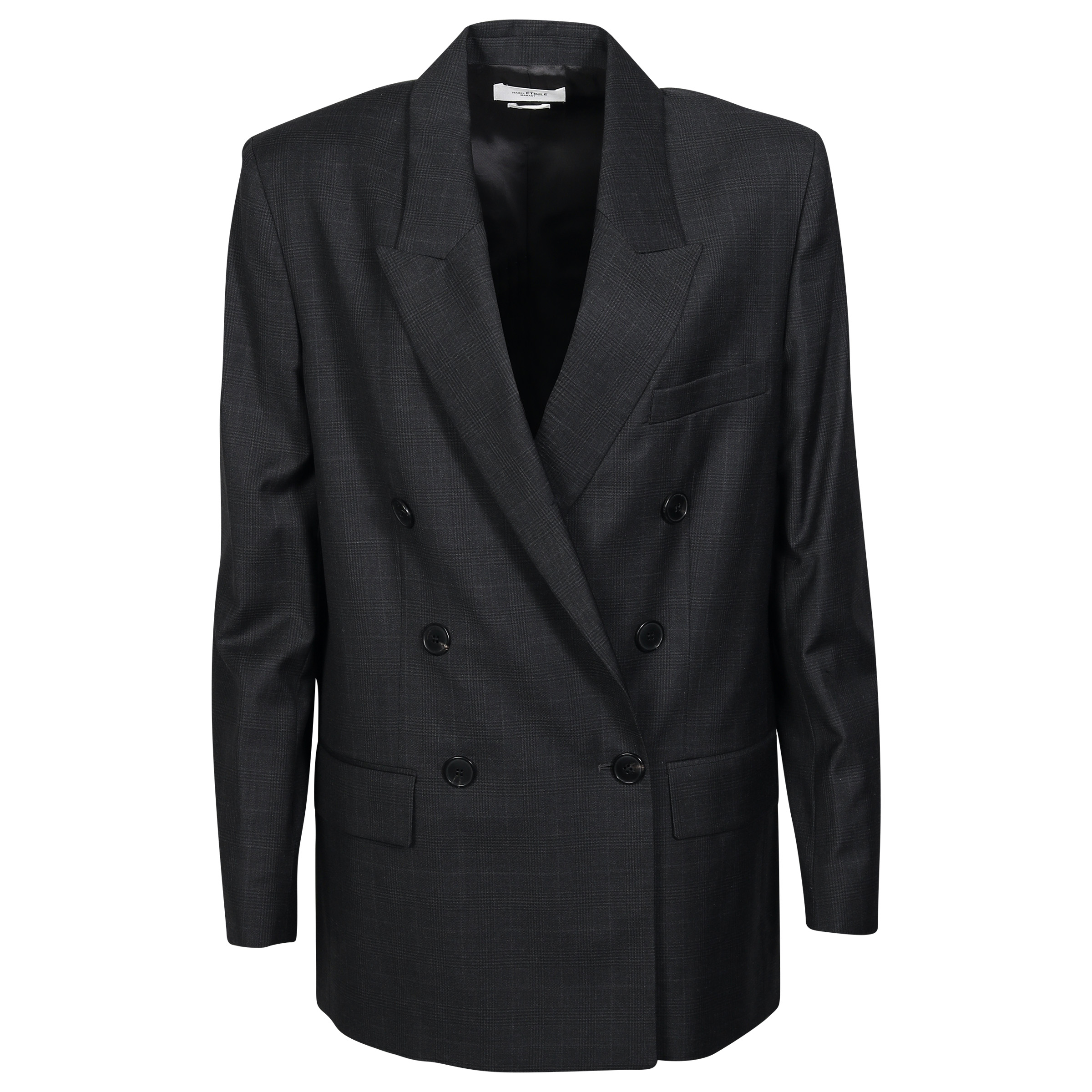 Isabel Marant Étoile Suit Jacket Noleagan Anthracite Check