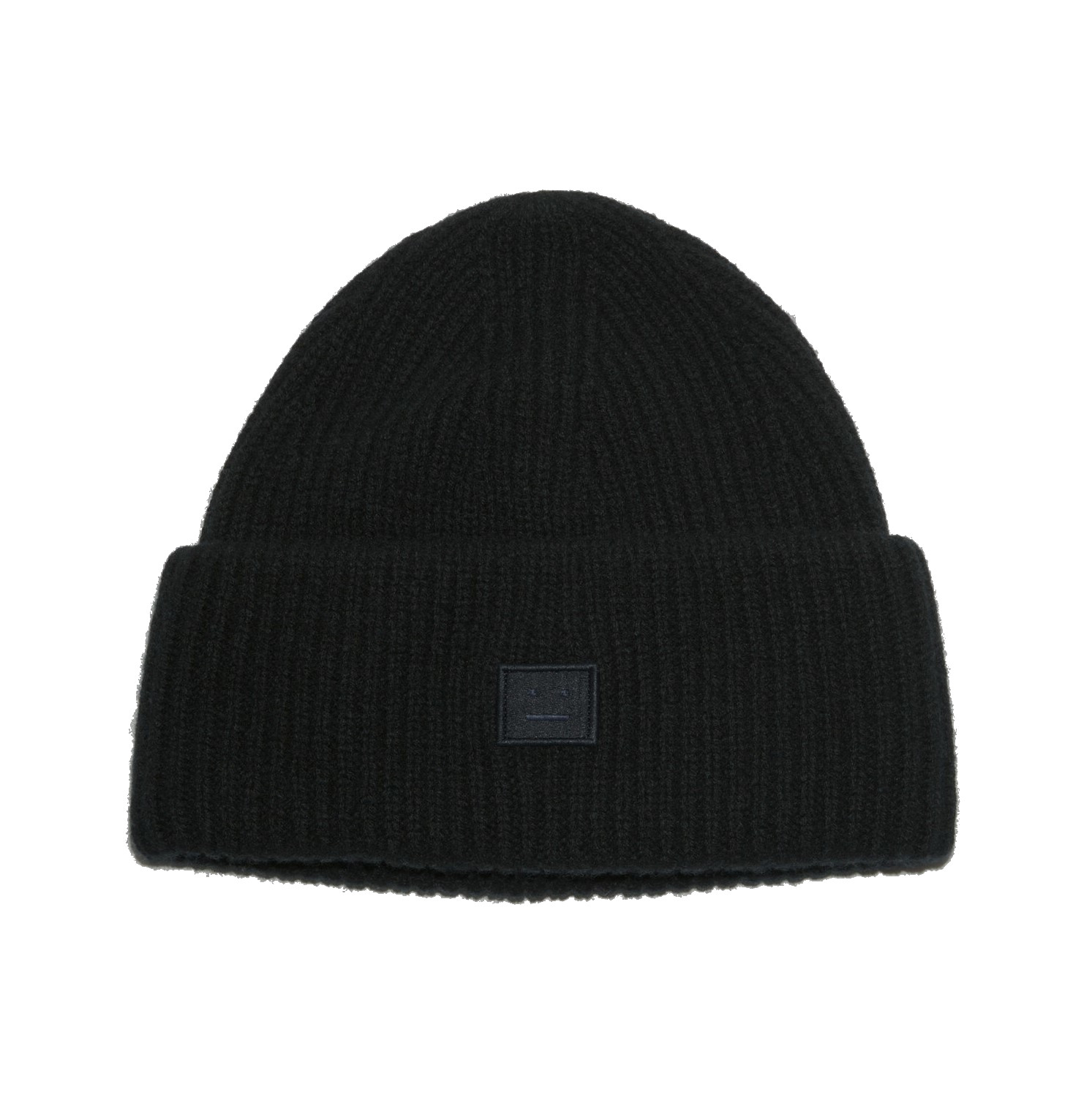 ACNE STUDIOS Rip Knit Cap in Black