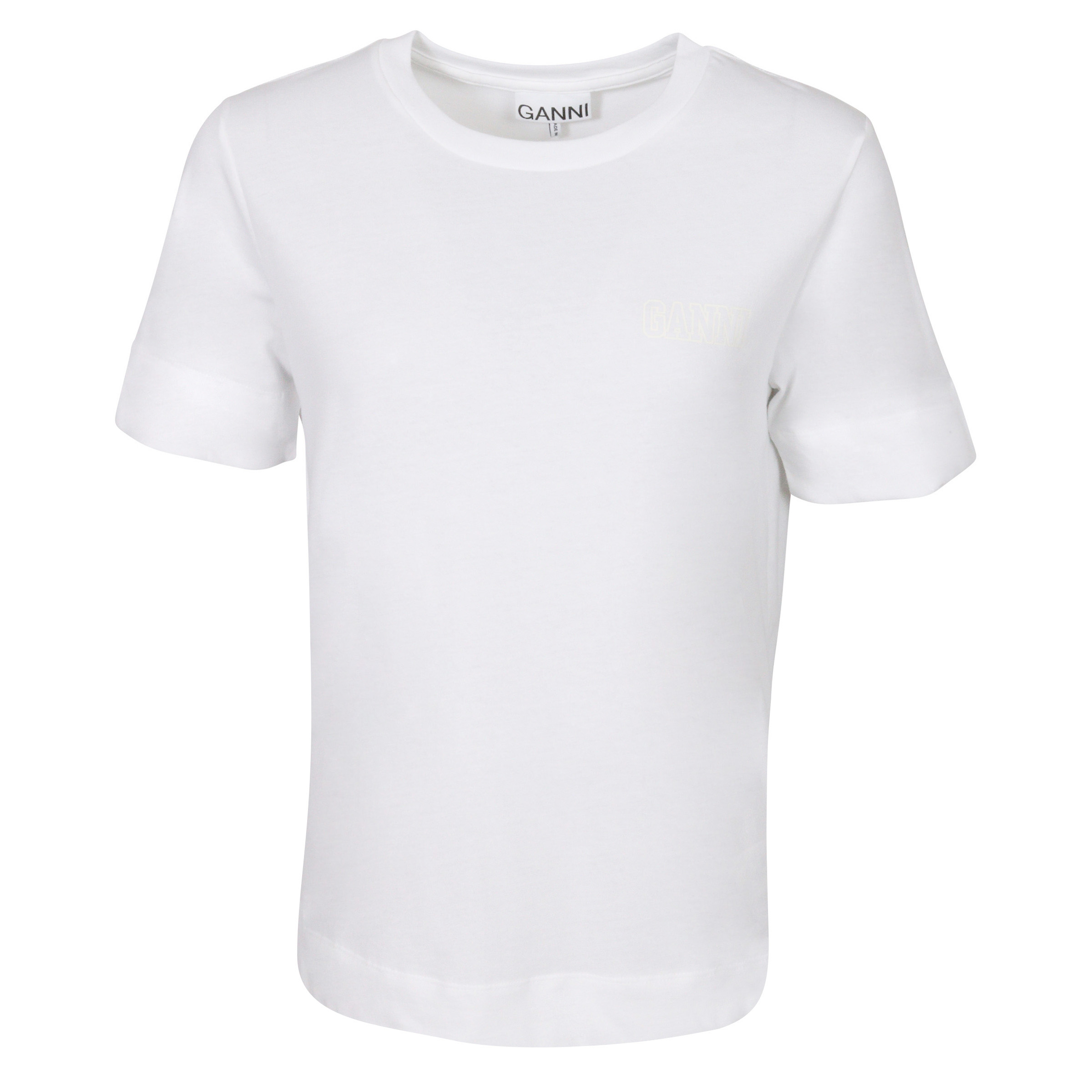 Ganni Recycled T-Shirt White