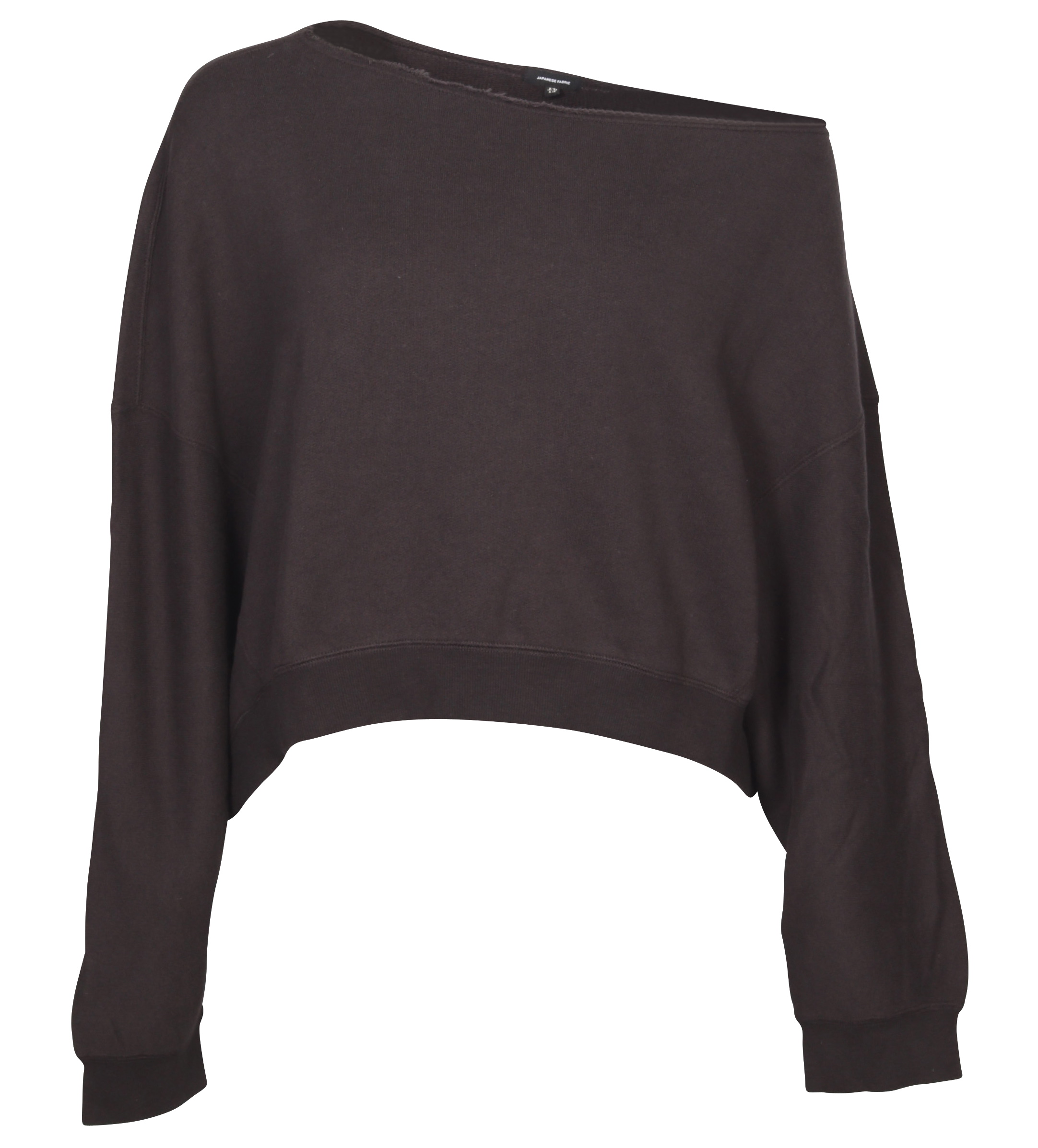 R13 Off Shoulder Sweatshirt Patti Vintage Black M