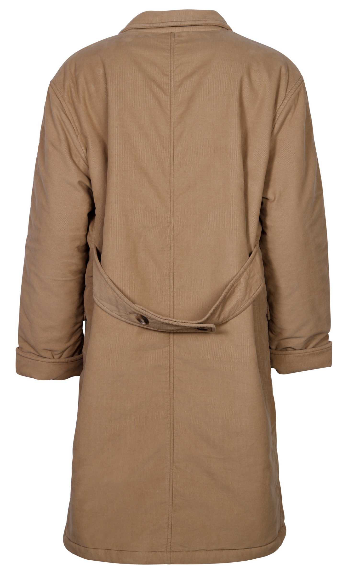 Denimist Peak Lapel Fine Corduroy Beige