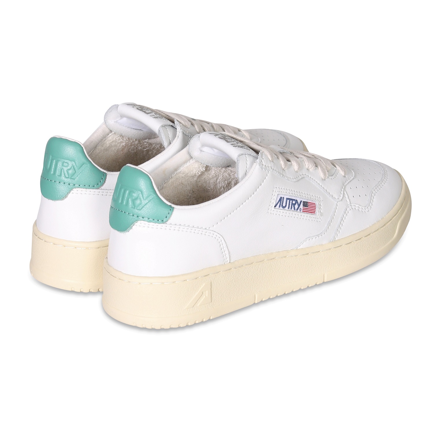 AUTRY ACTION SHOES Sneaker Low in White/Malachi Green 35 AUTRY ACTION SHOES Sneaker Low in White/Malachi Green 41