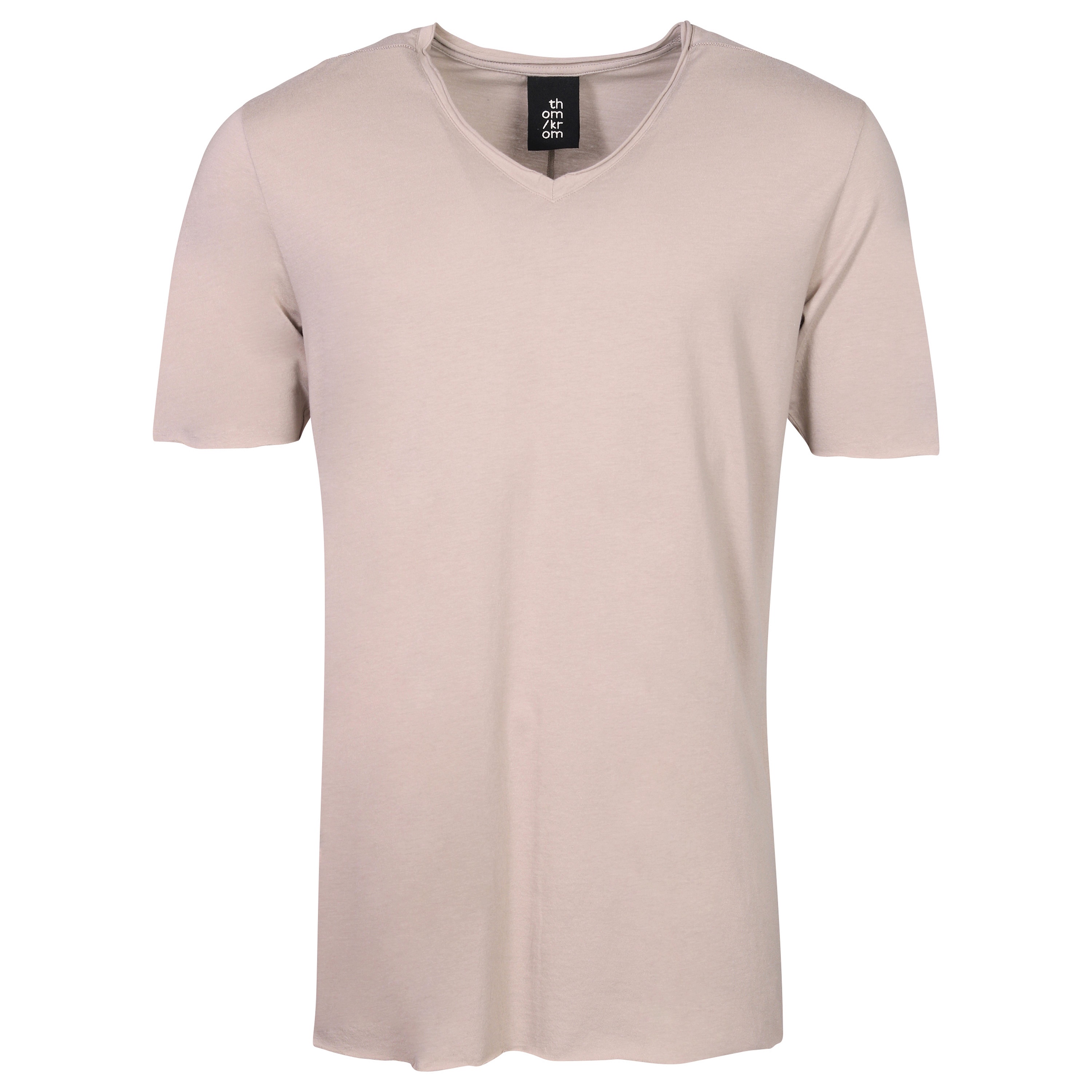Thom Krom V-Neck T-Shirt in Sand XL