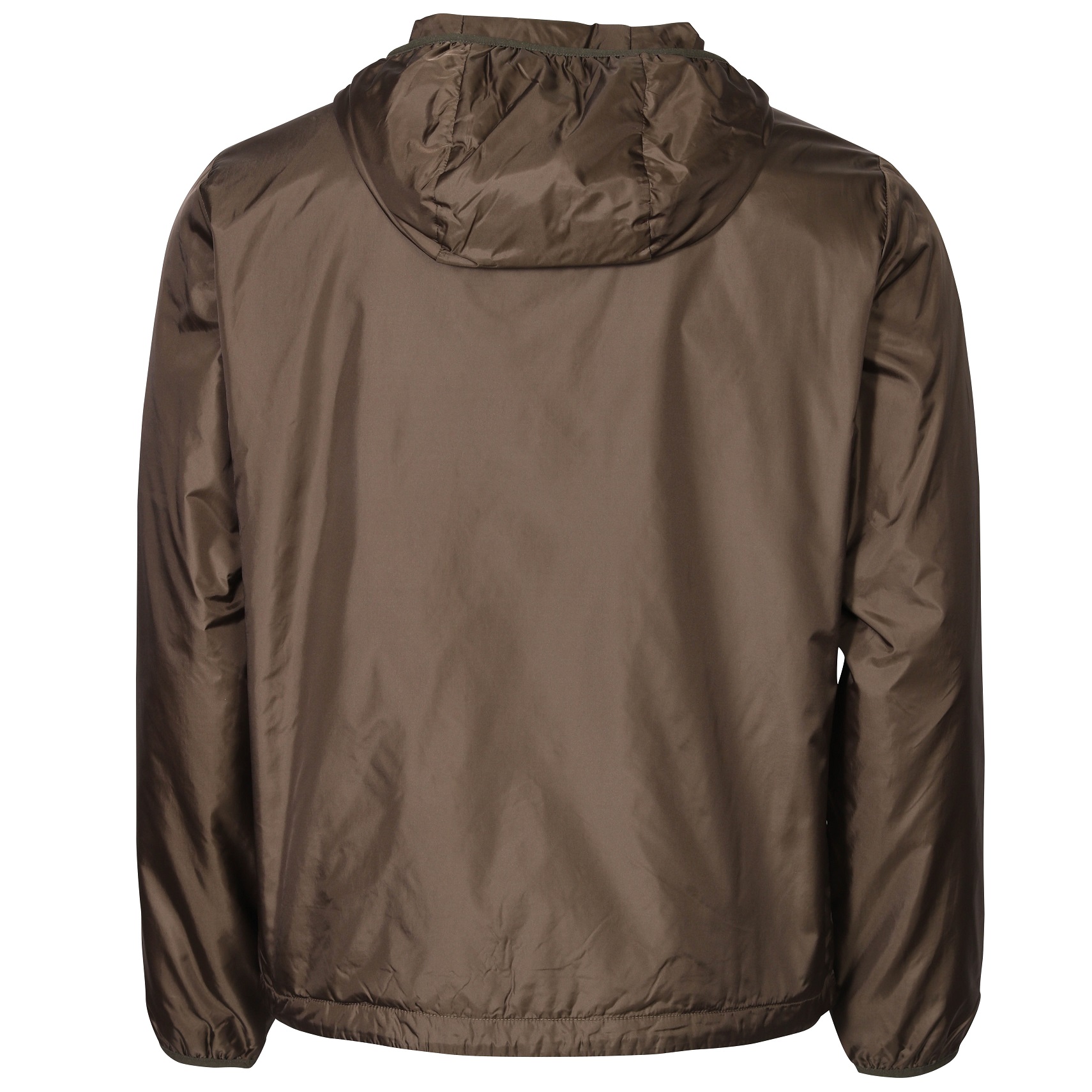 ASPESI Hooded Nylon Jacket in Olive 3XL