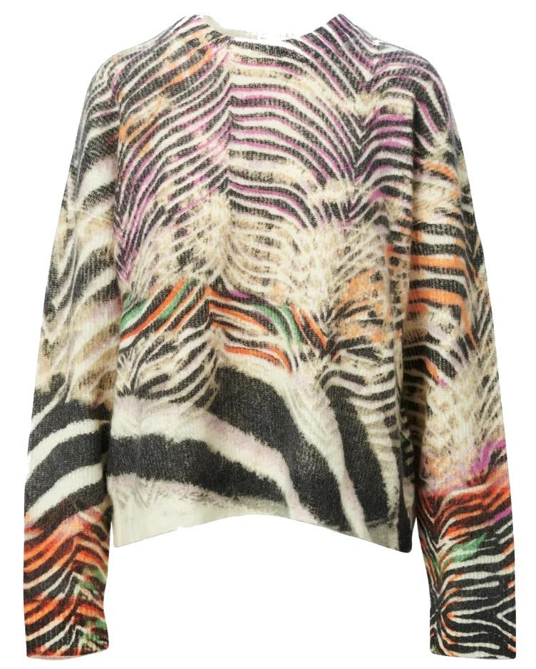 LALA BERLIN Jumper Kacylito in Zebra Shibori M